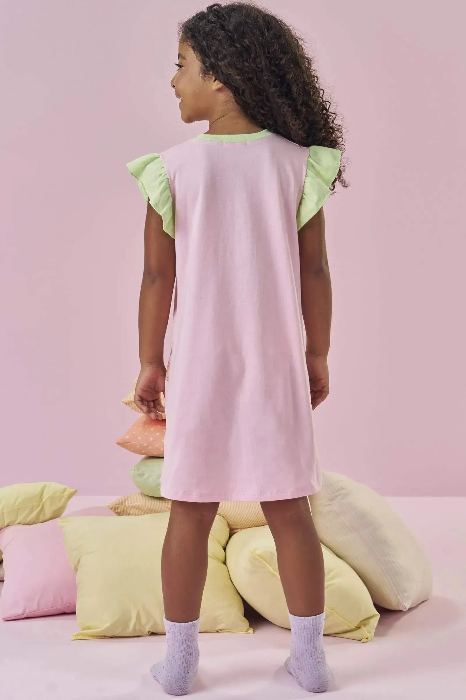 Camisola em Meia Malha 86975 Kukiê Infantil Menina
