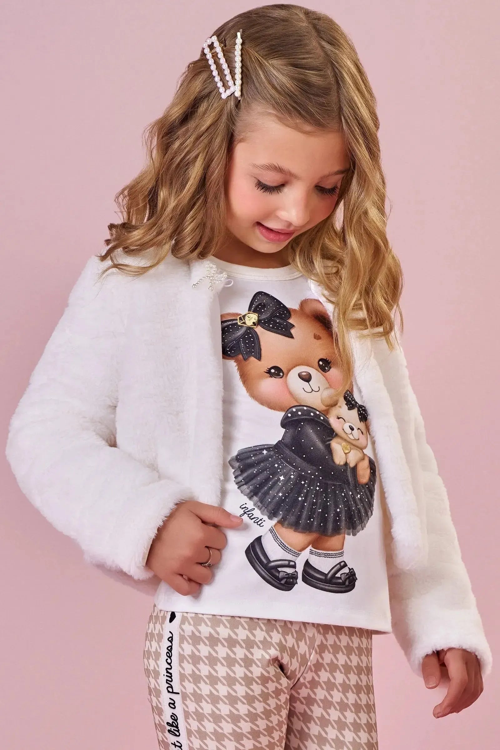 Casaqueto em Pelo Liso 89218 Infanti Infantil Menina