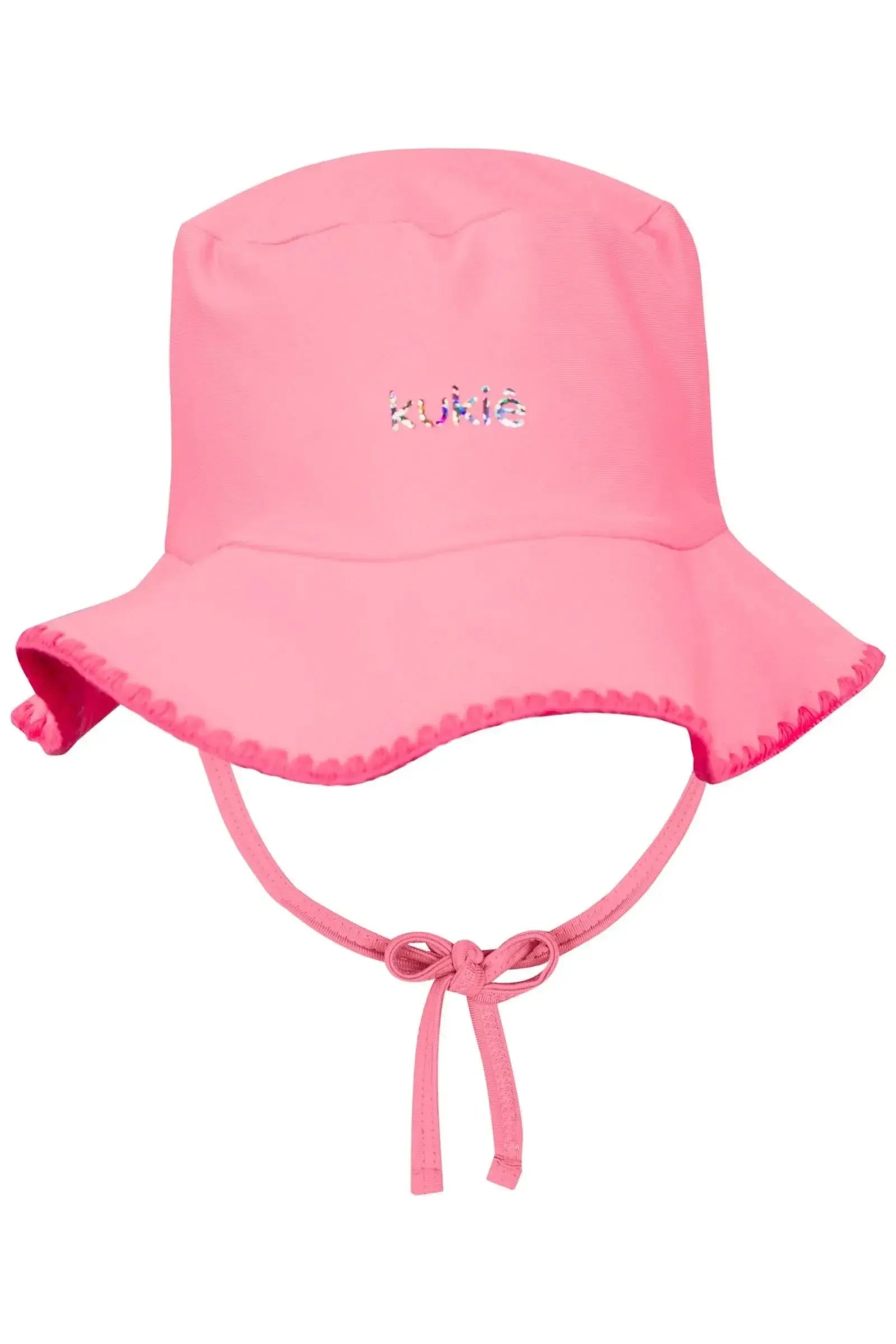 Chapéu em Malha com Proteção UV 50+ 84027 Kukiê Bebê Menina