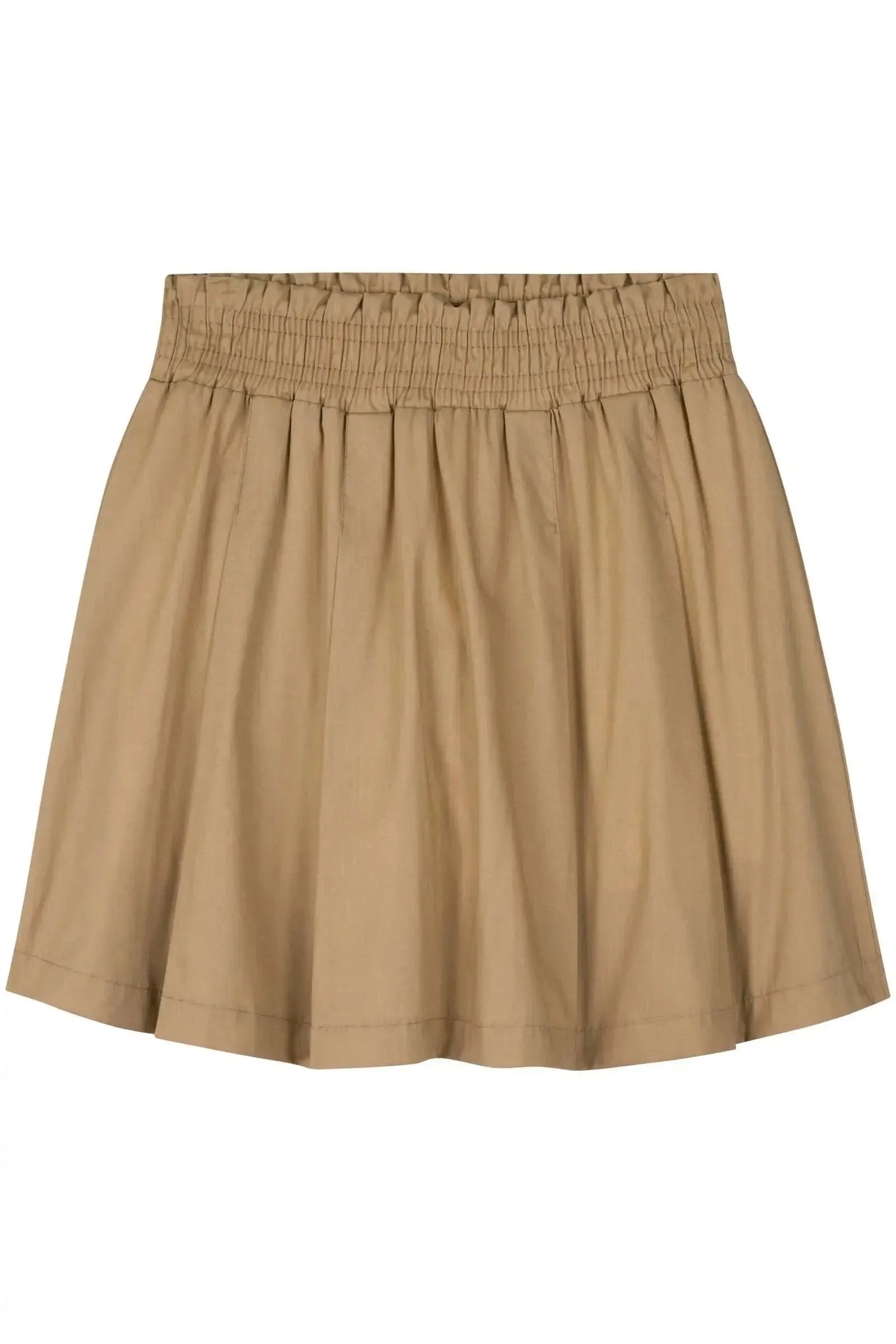 Conjunto de Blusa em Cotton e Saia em Tricoline 100% Algodão (com Shorts Embutido) 85794 Kukiê Infantil Menina