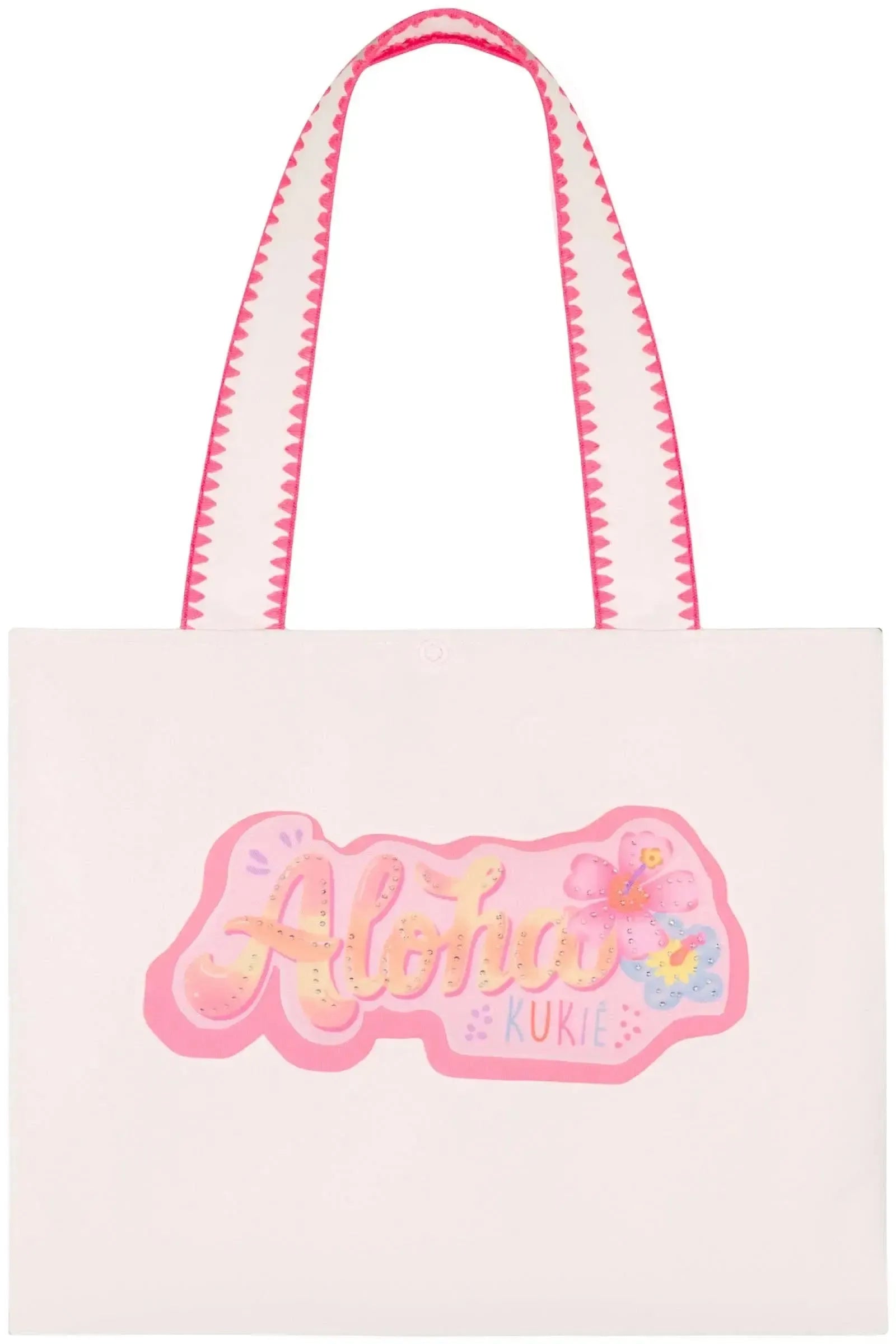 Ecobag em Sarja 85702 Kukiê Infantil Menina