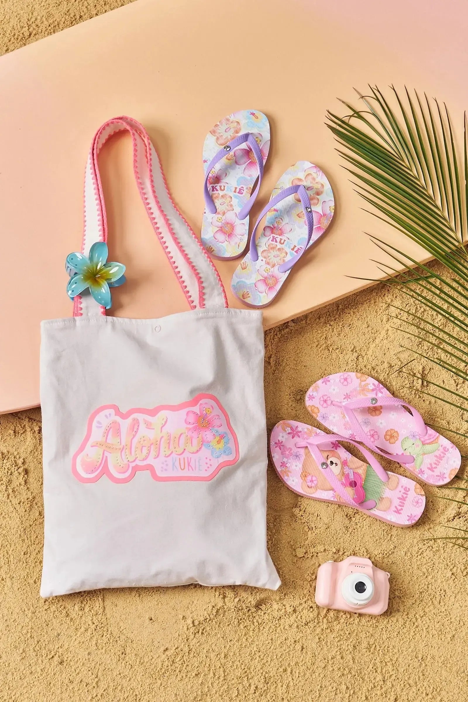 Ecobag em Sarja 85702 Kukiê Infantil Menina