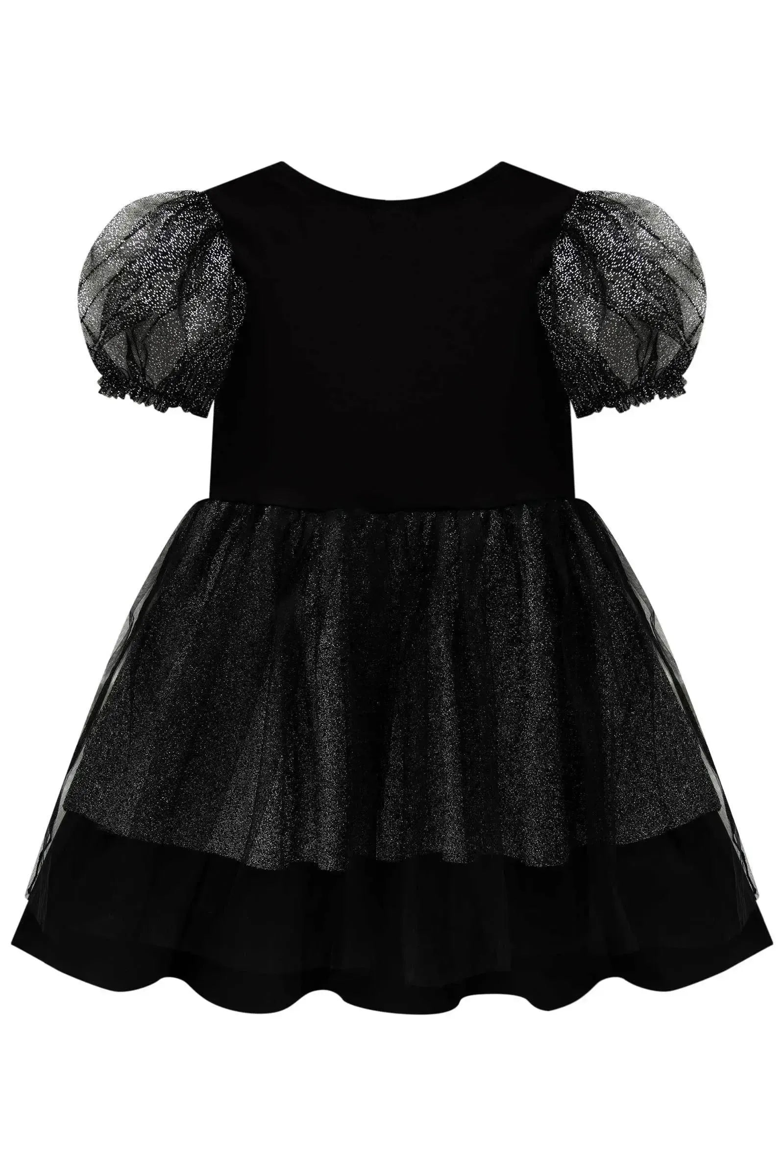 Fantasia de Bruxinha em Fly Tech e Tule. Acompanha Tiara 85750 Infanti Infantil Menina