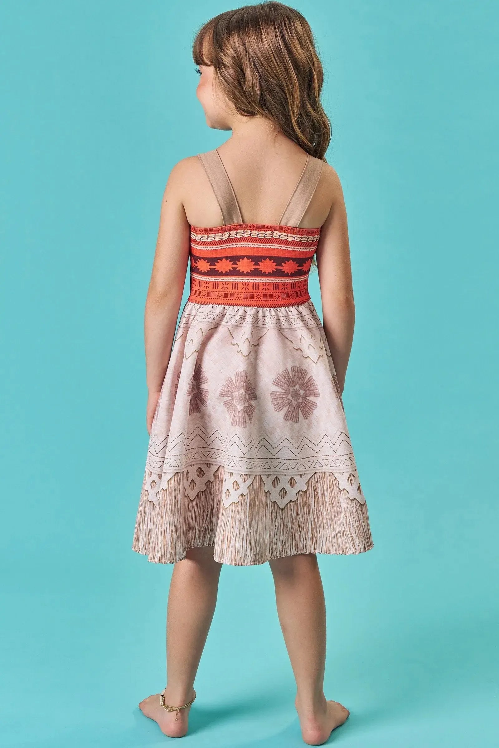 Fantasia de Havaiana em Fly Tech e Nylon 85749 Infanti Infantil Menina