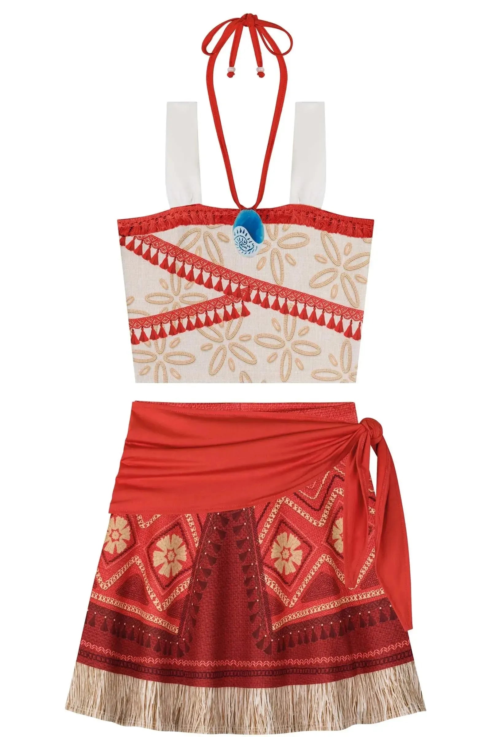 Fantasia de Havaiana (Top + Saia + Lenço) 85887 Kukiê Infantil Menina