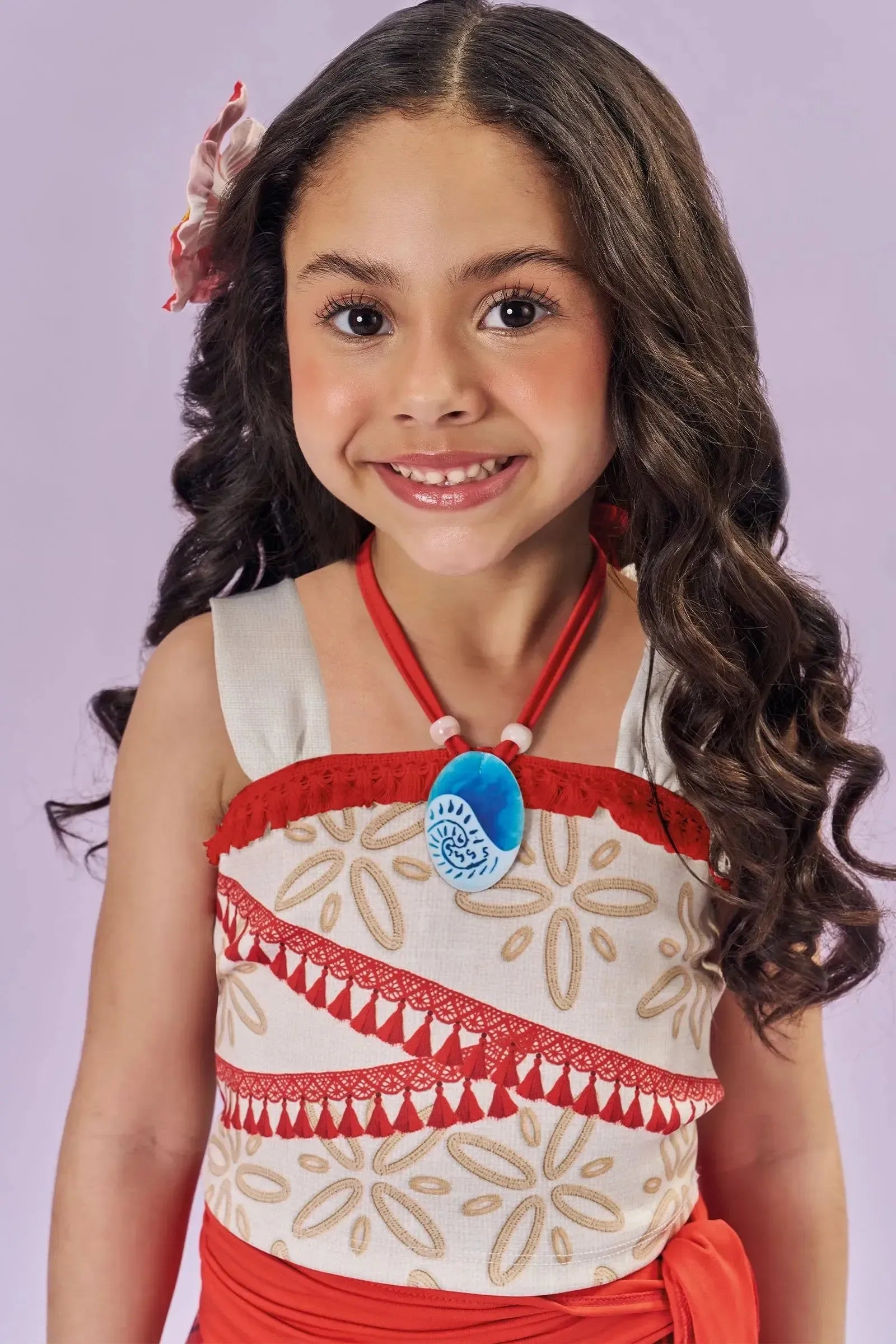 Fantasia de Havaiana (Top + Saia + Lenço) 85887 Kukiê Infantil Menina