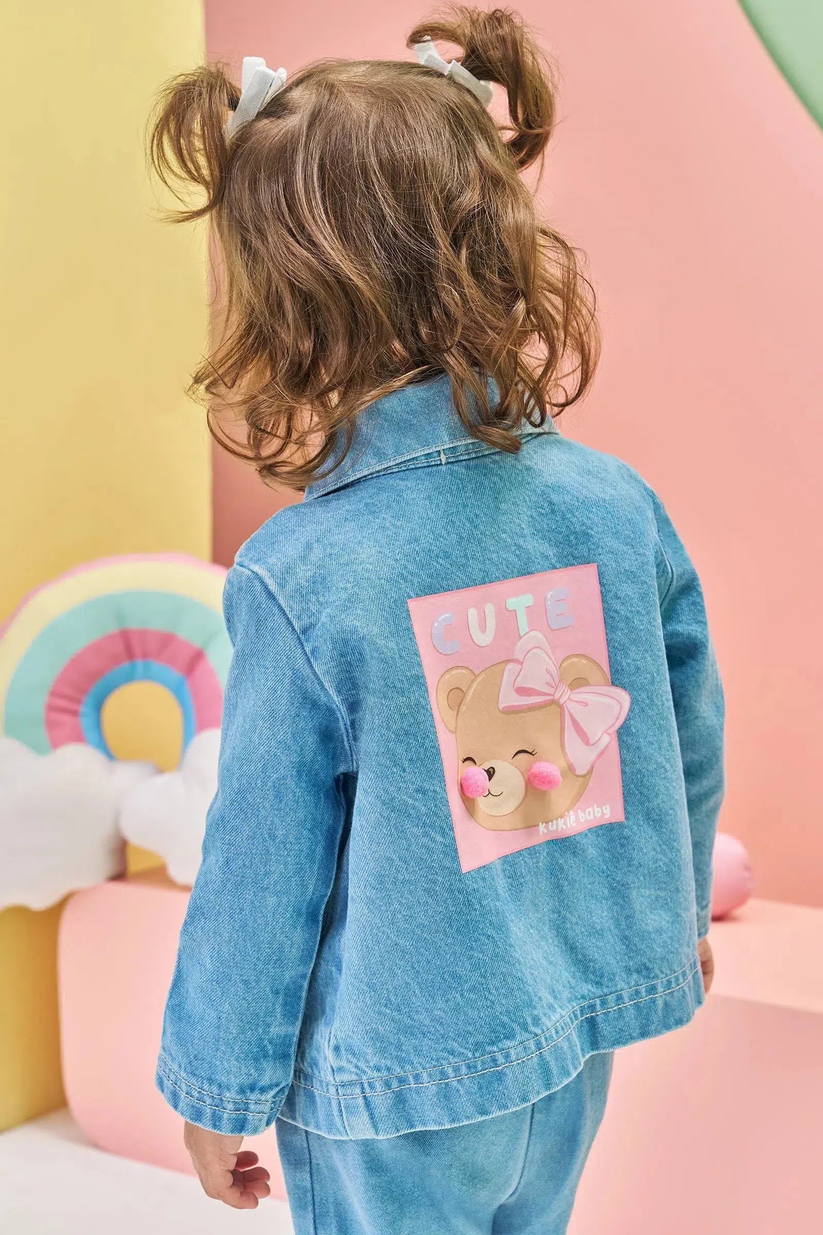 Jaqueta em Jeans Arkansas 80322 Kukiê Bebê Menina