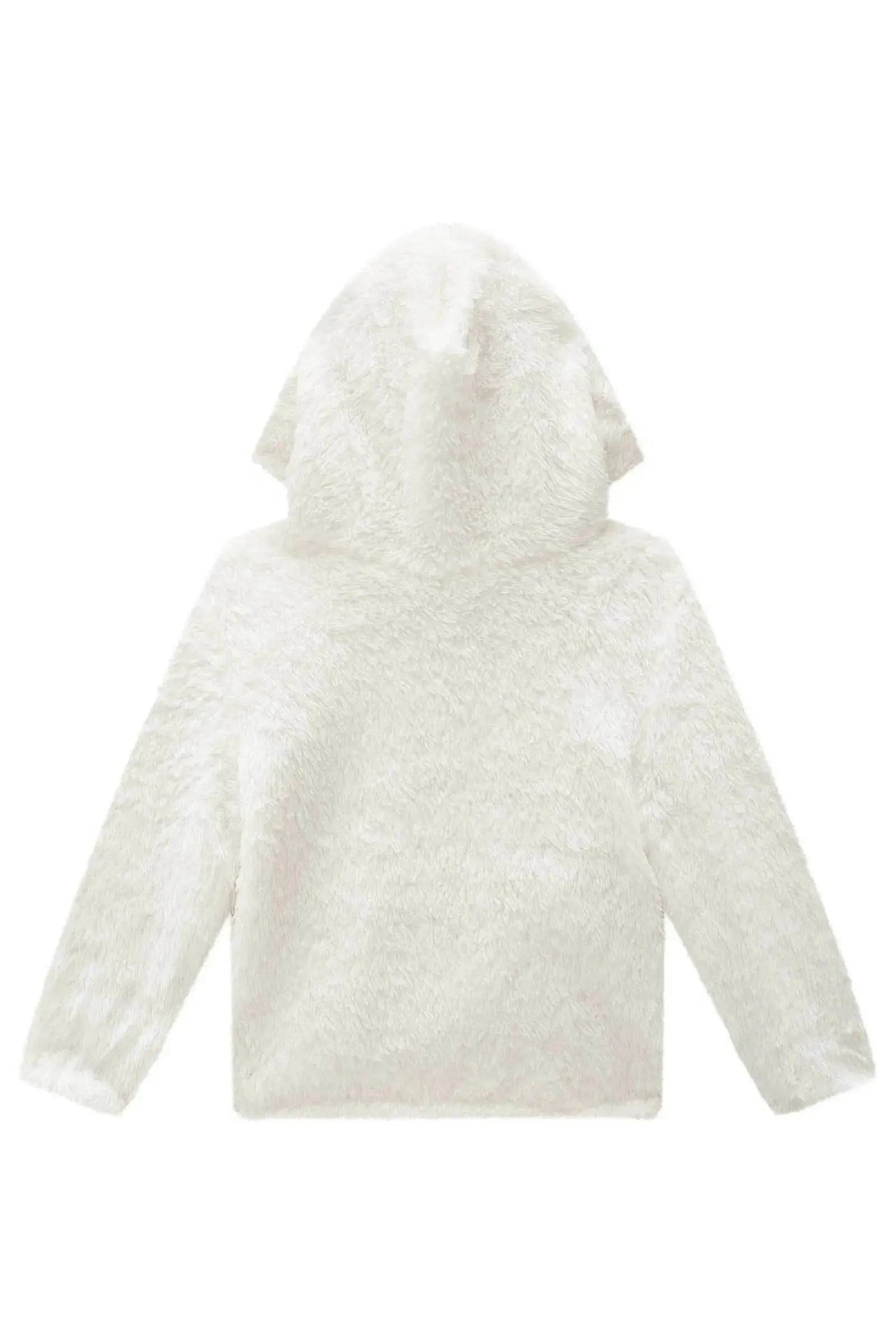 Jaqueta Reversível em Nylon e Pelo Carneirinho Dublado 89657 Infanti Bebê Menina