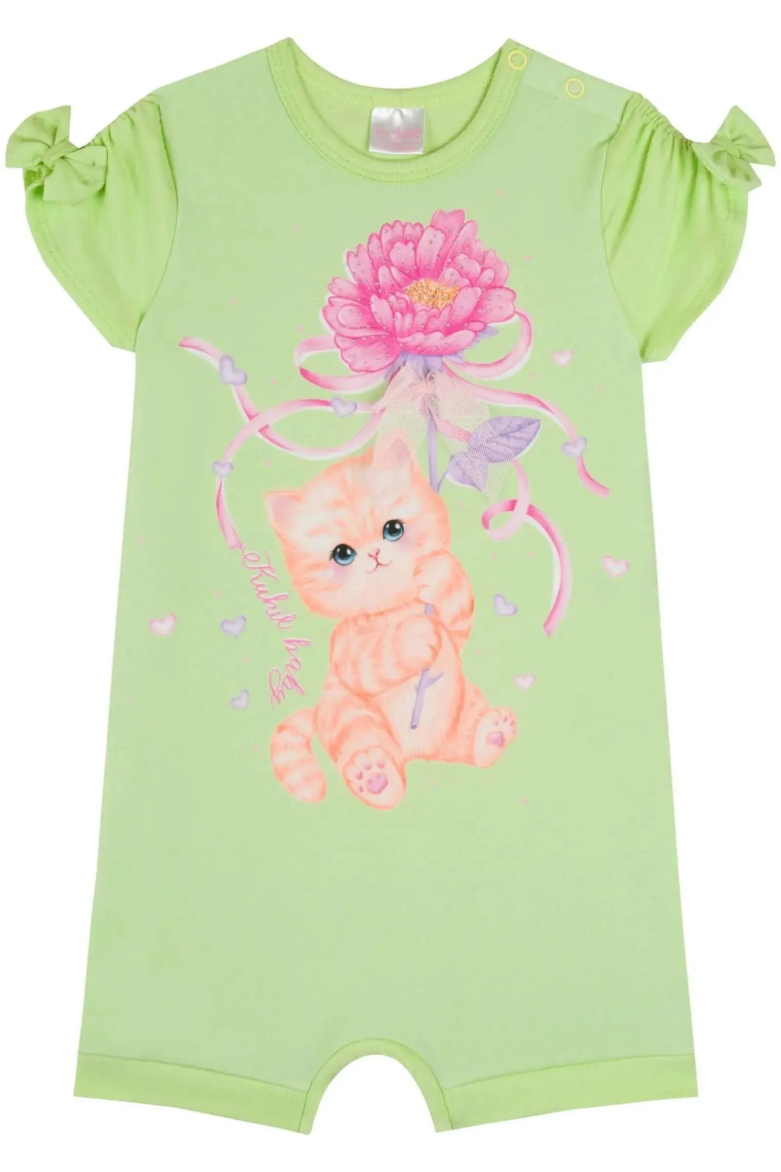 Macacão em Cotton 85742 Kukiê Bebê Menina