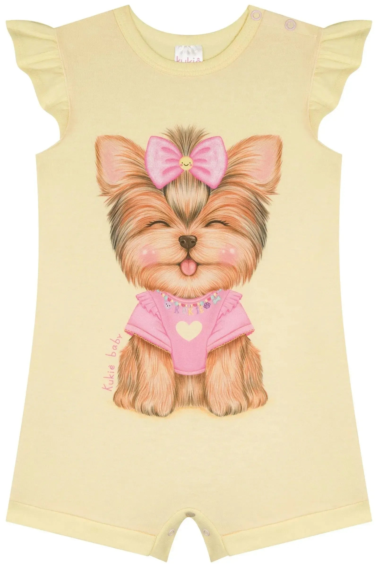 Macacão em Cotton 88742 Kukiê Bebê Menina