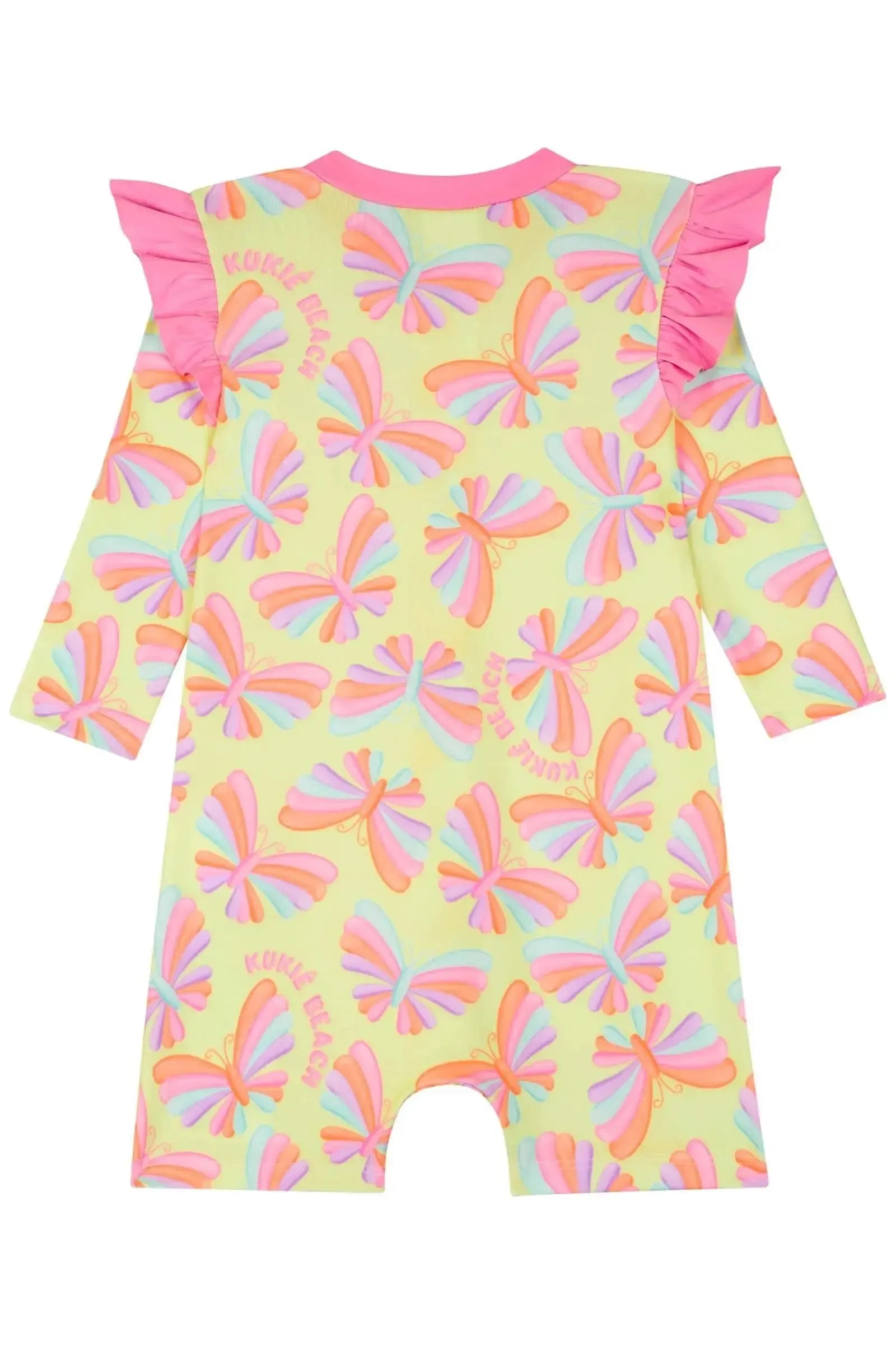 Macacão em Malha com Proteção UV 50+ 83038 Kukiê Bebê Menina