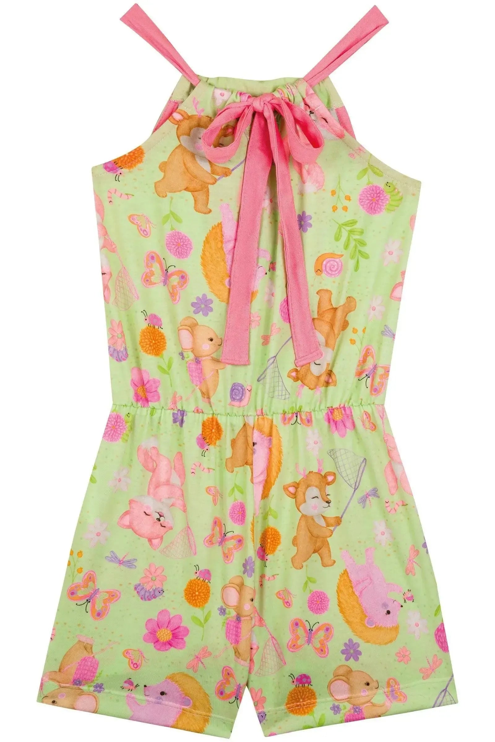 Macaquinho em Malha Fresh 87270 Kukiê Infantil Menina