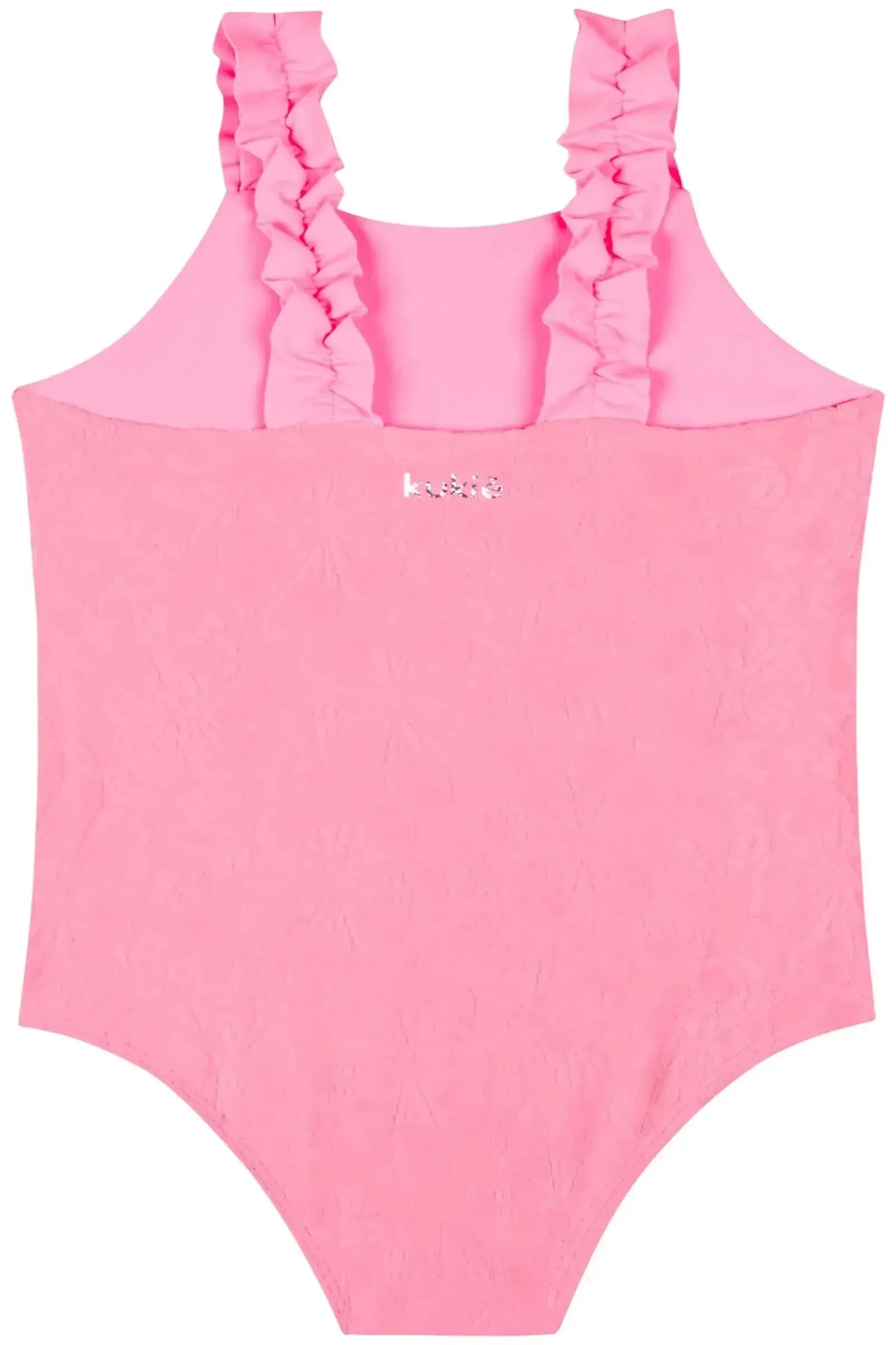 Maiô em Malha Atoalhada Hibisco 83081 Kukiê Infantil Menina