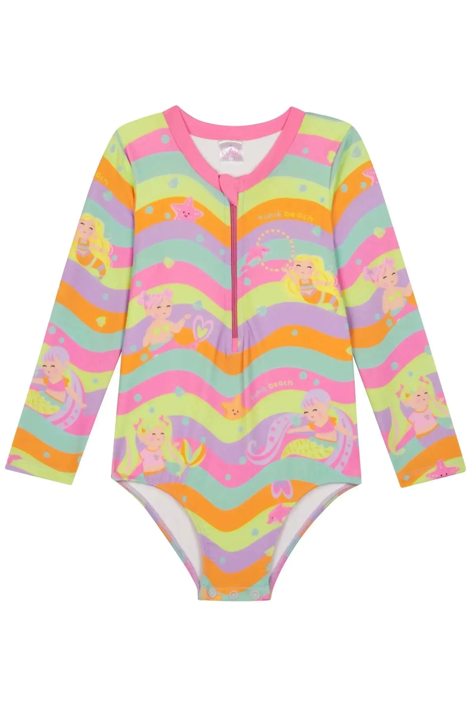 Maio em Malha com Proteção UV50+ 83041 Kukiê Bebê Menina