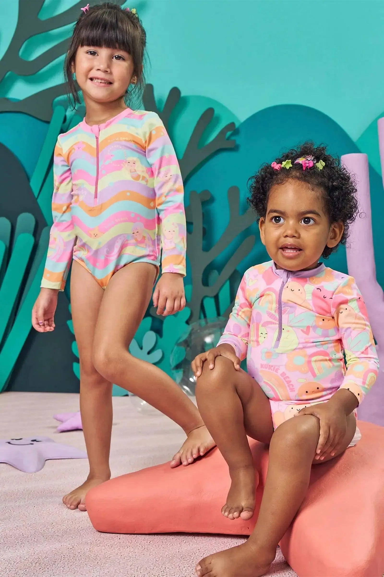 Maio em Malha com Proteção UV50+ 83041 Kukiê Bebê Menina