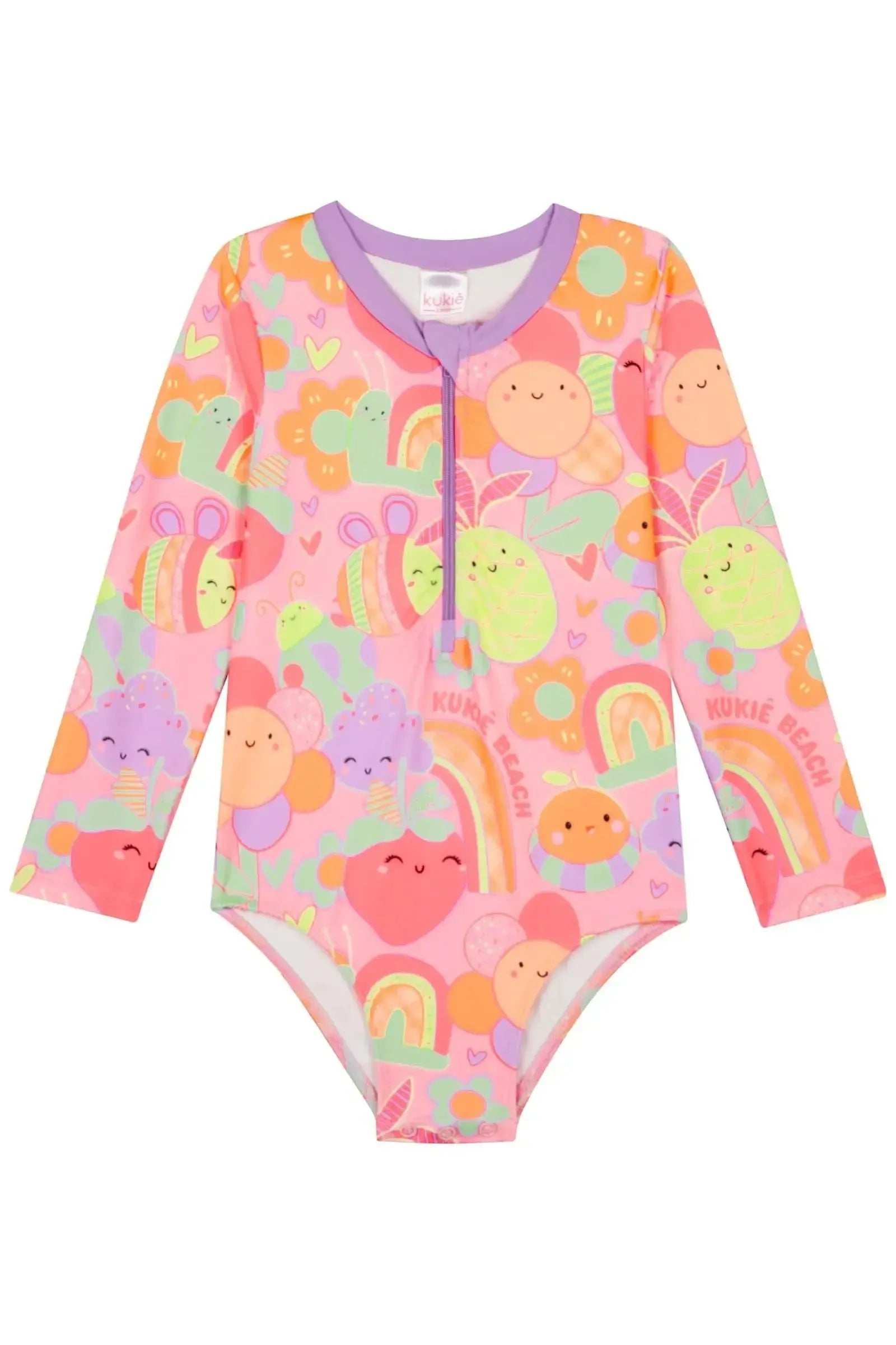 Maio em Malha com Proteção UV50+ 83041 Kukiê Bebê Menina