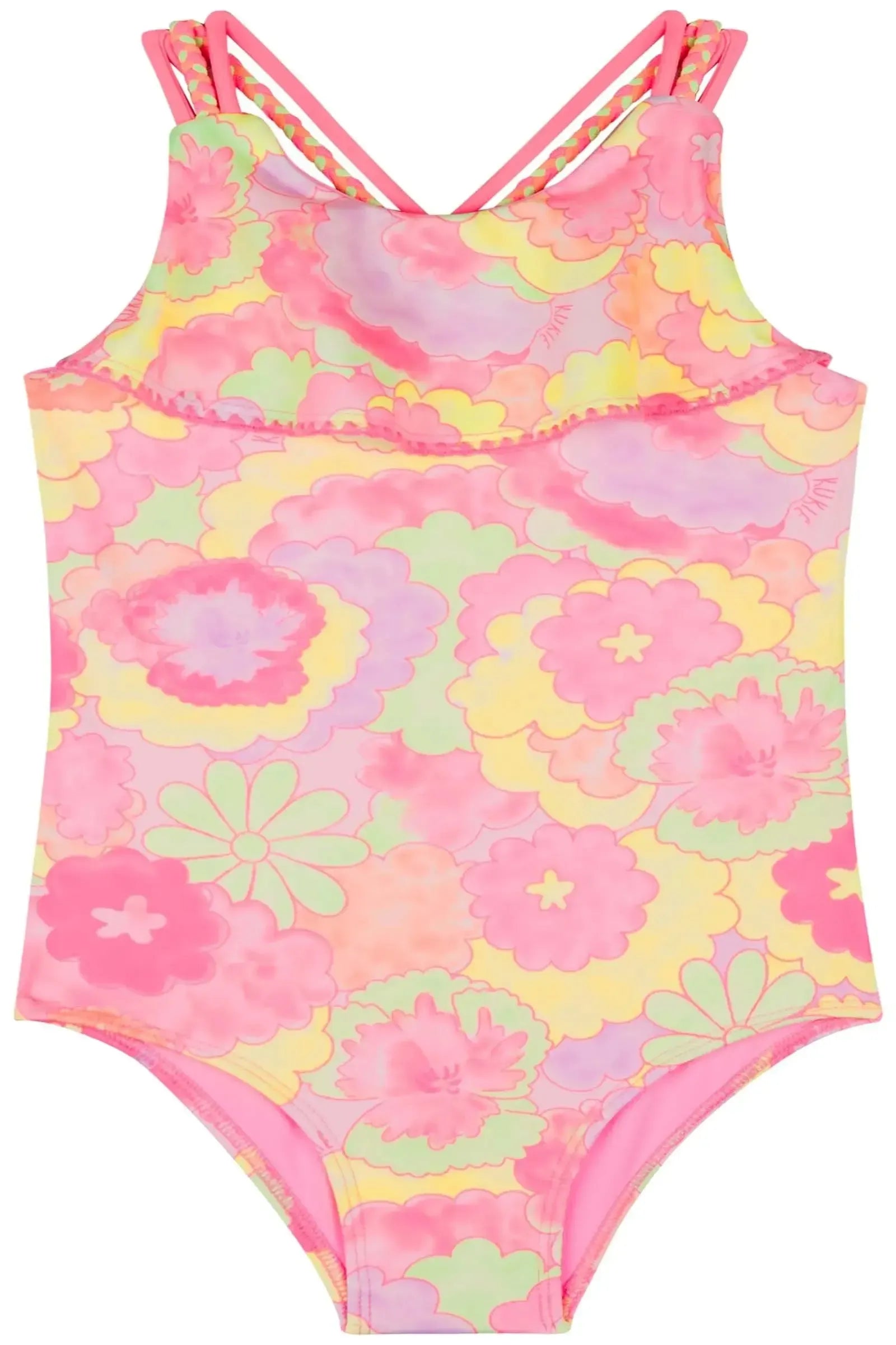 Maiô em Malha com Proteção UV 50+ 83049 Kukiê Infantil Menina