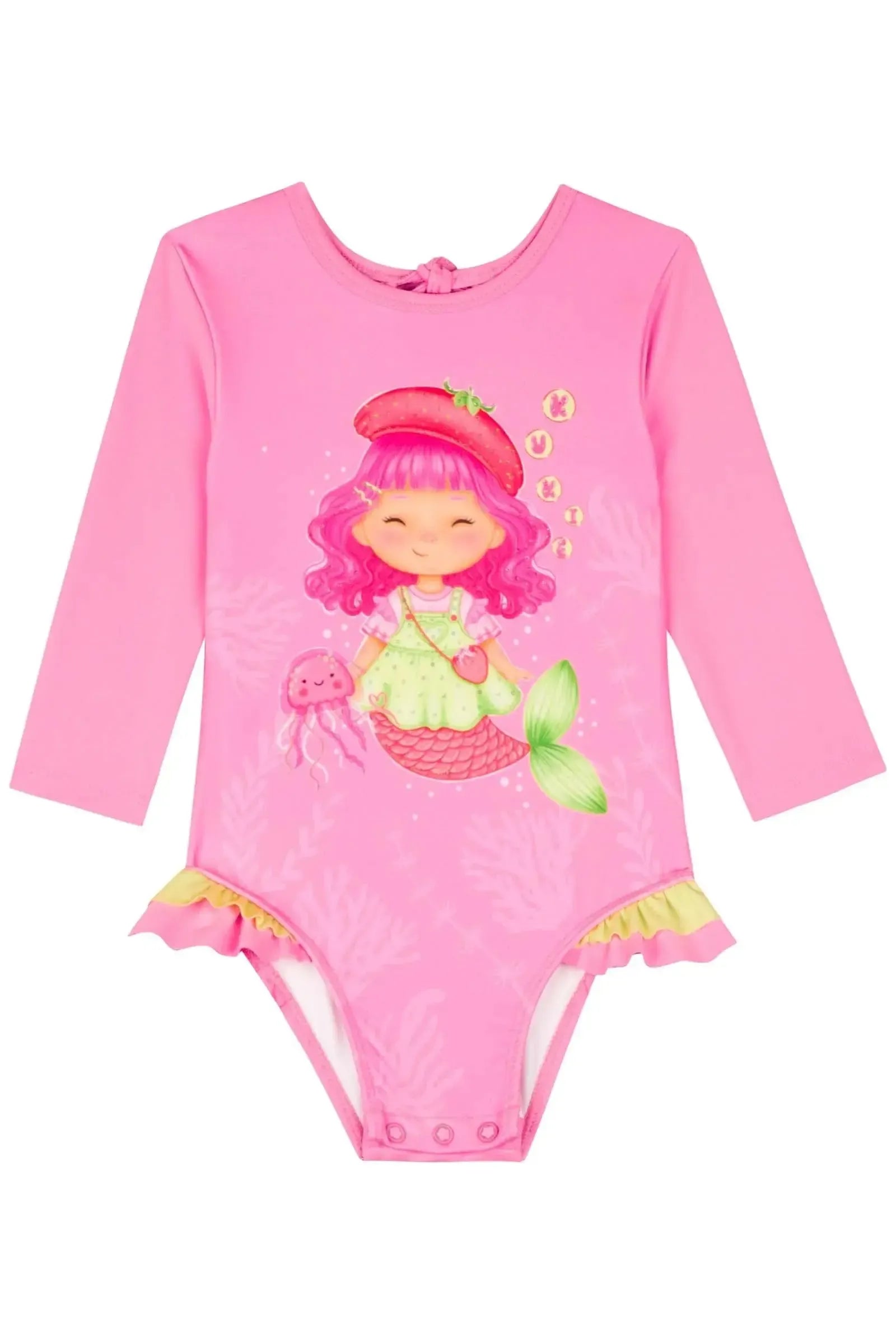 Maiô em Malha com Proteção UV 50+ 84026 Kukiê Bebê Menina