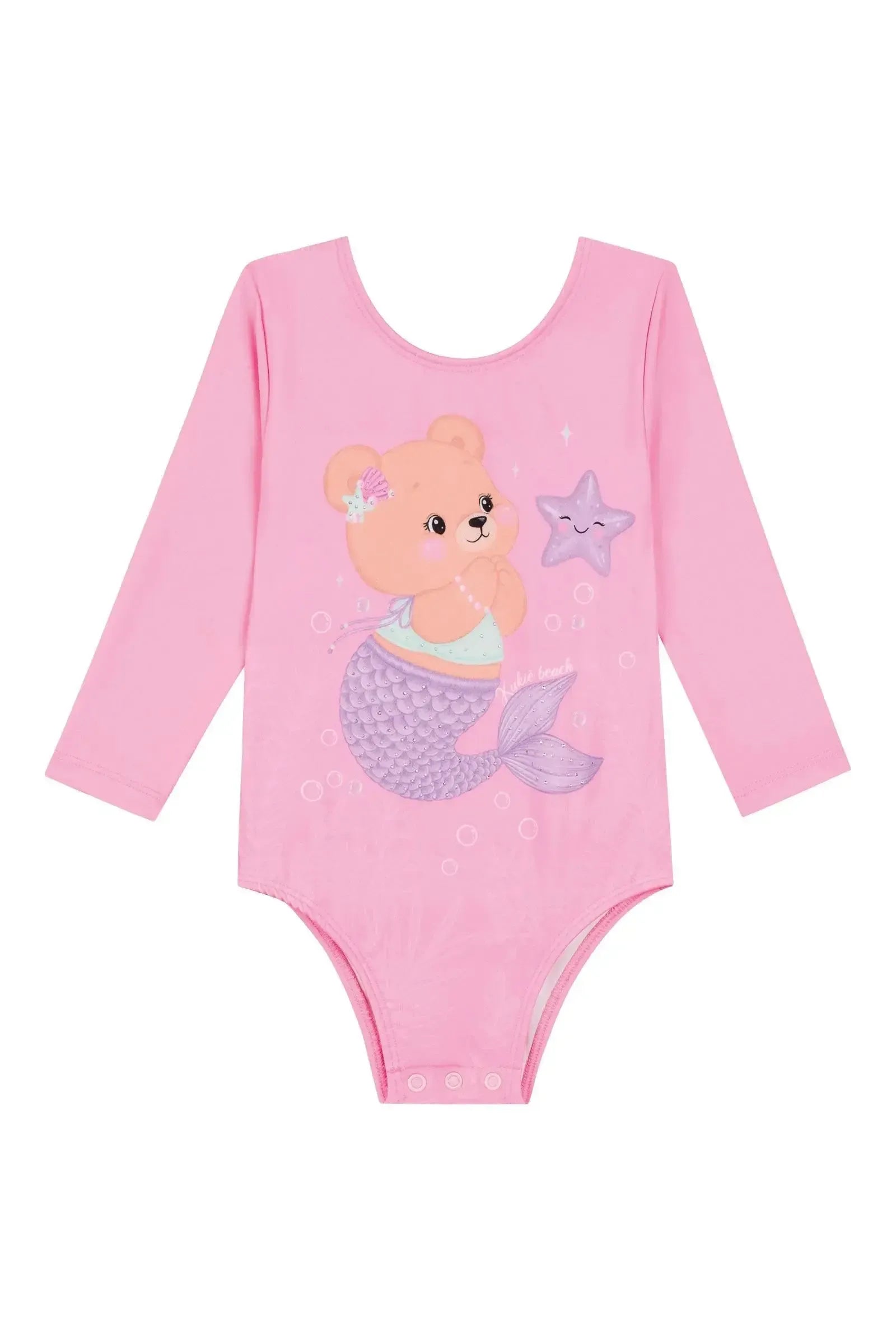 Maiô em Malha com Proteção UV50+ 87748 Kukiê Bebê Menina