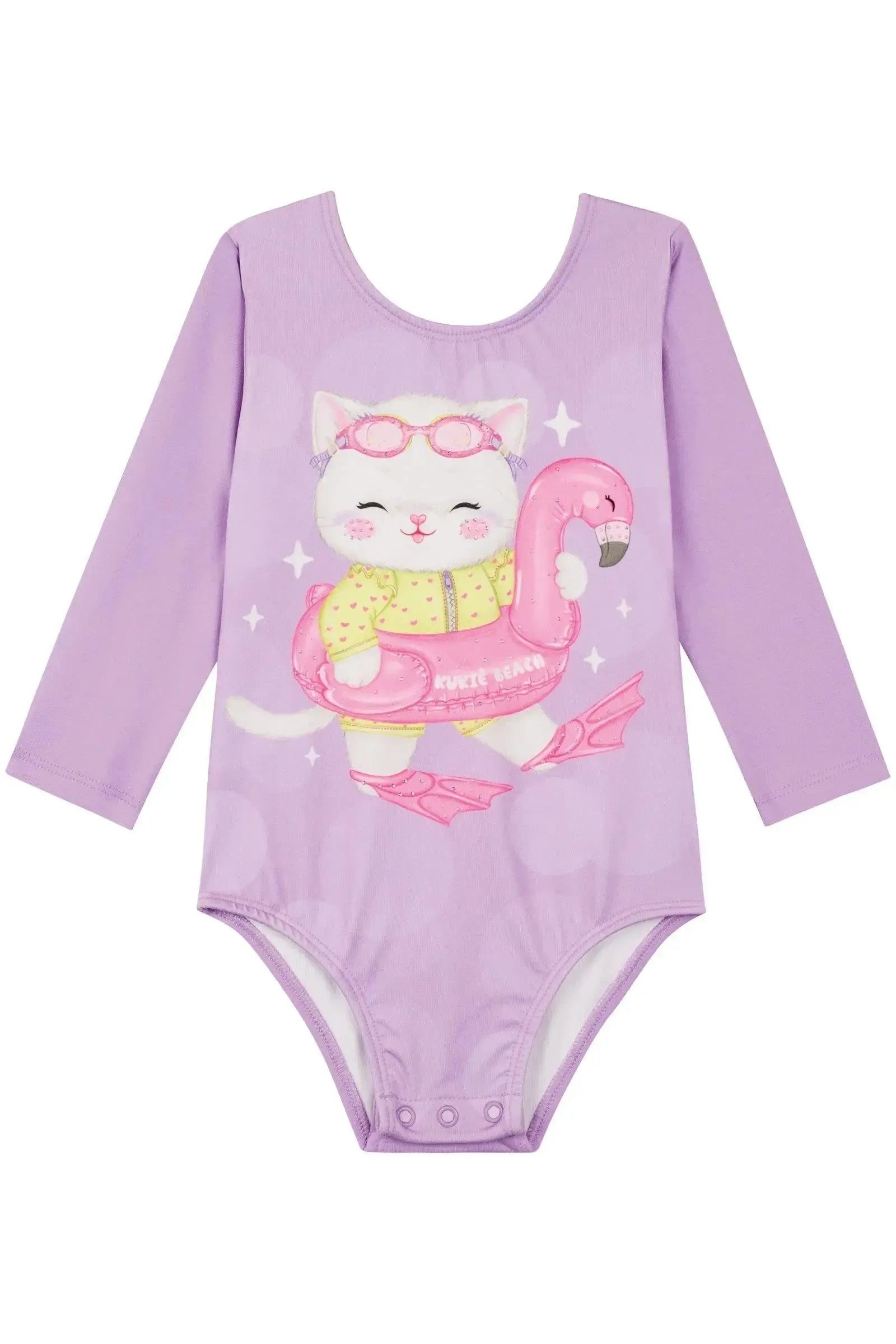 Maiô em Malha com Proteção UV50+ 88931 Kukiê Bebê Menina