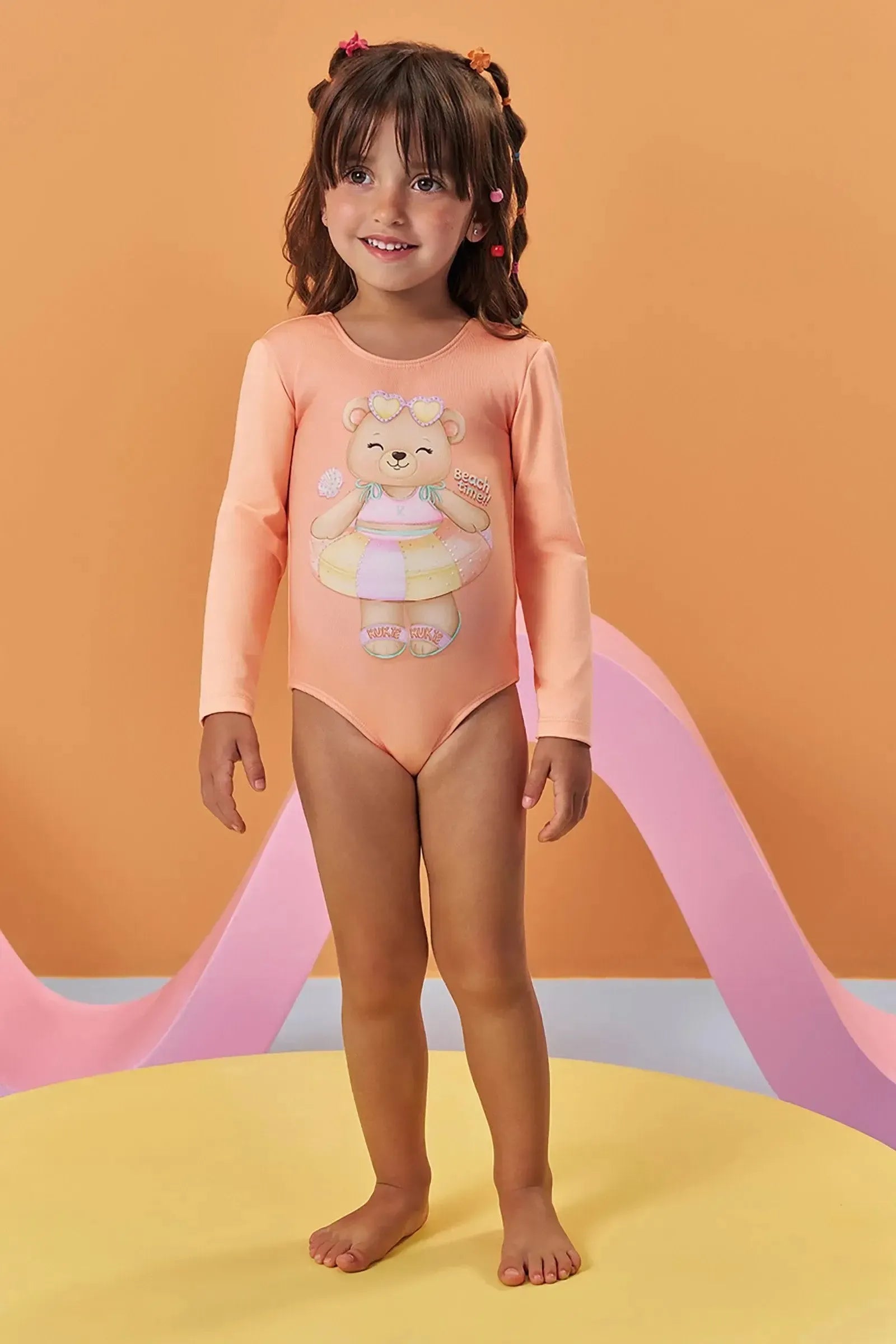 Maio em Malha com Proteção UV50+ 96266 Kukiê Infantil Menina