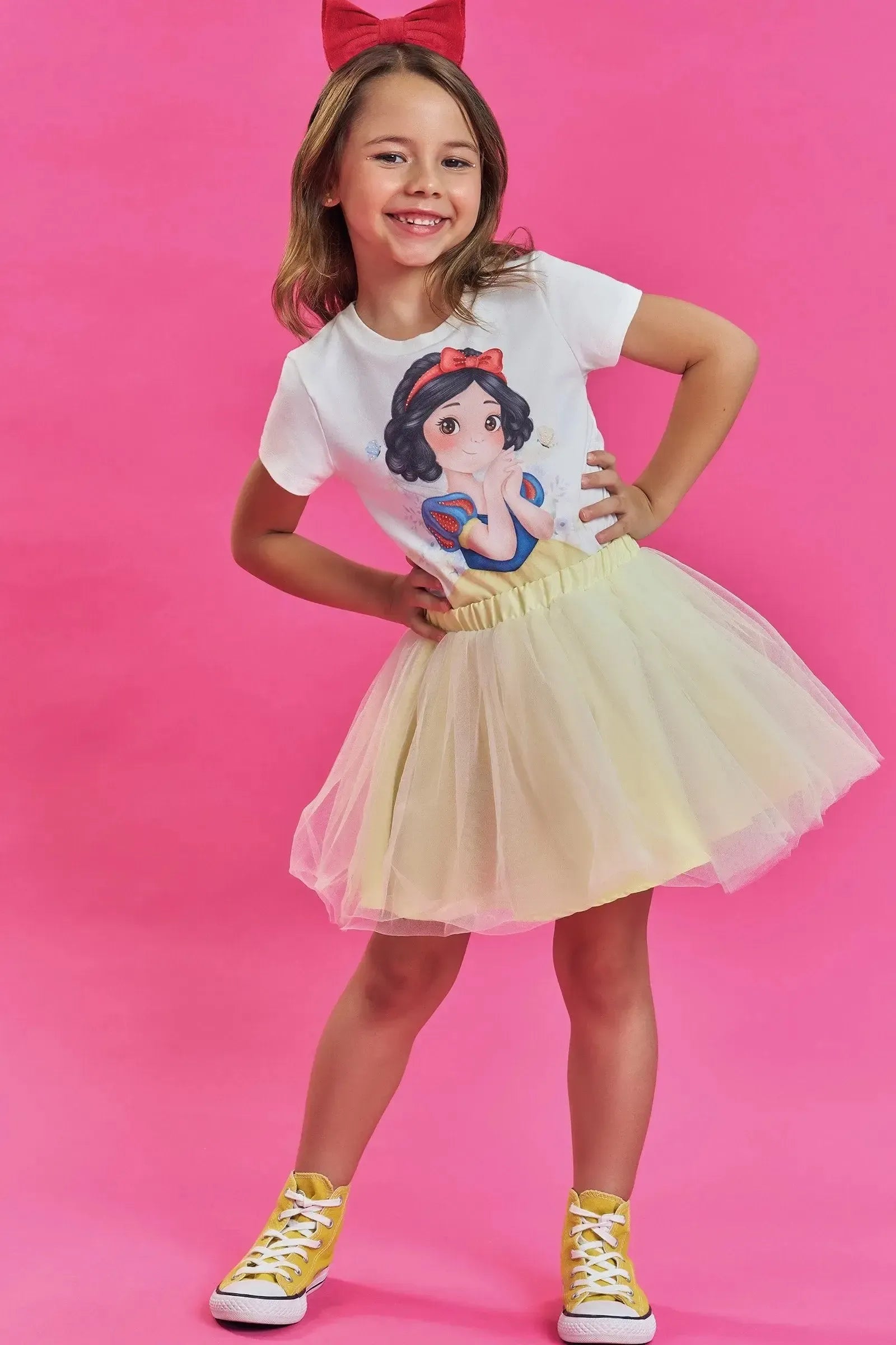 Saia em Tule 86127 Kukiê Infantil Menina