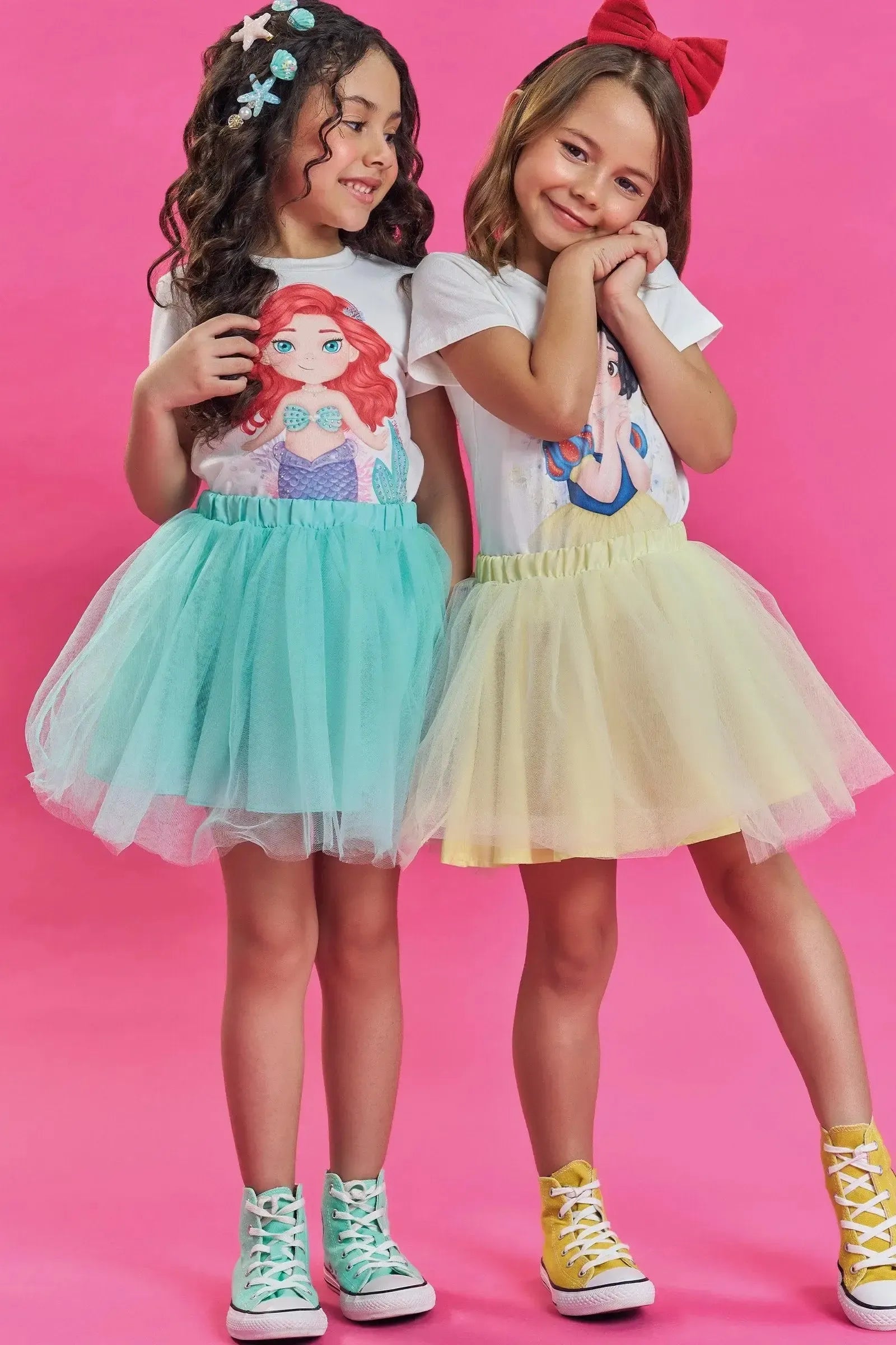 Saia em Tule 86127 Kukiê Infantil Menina