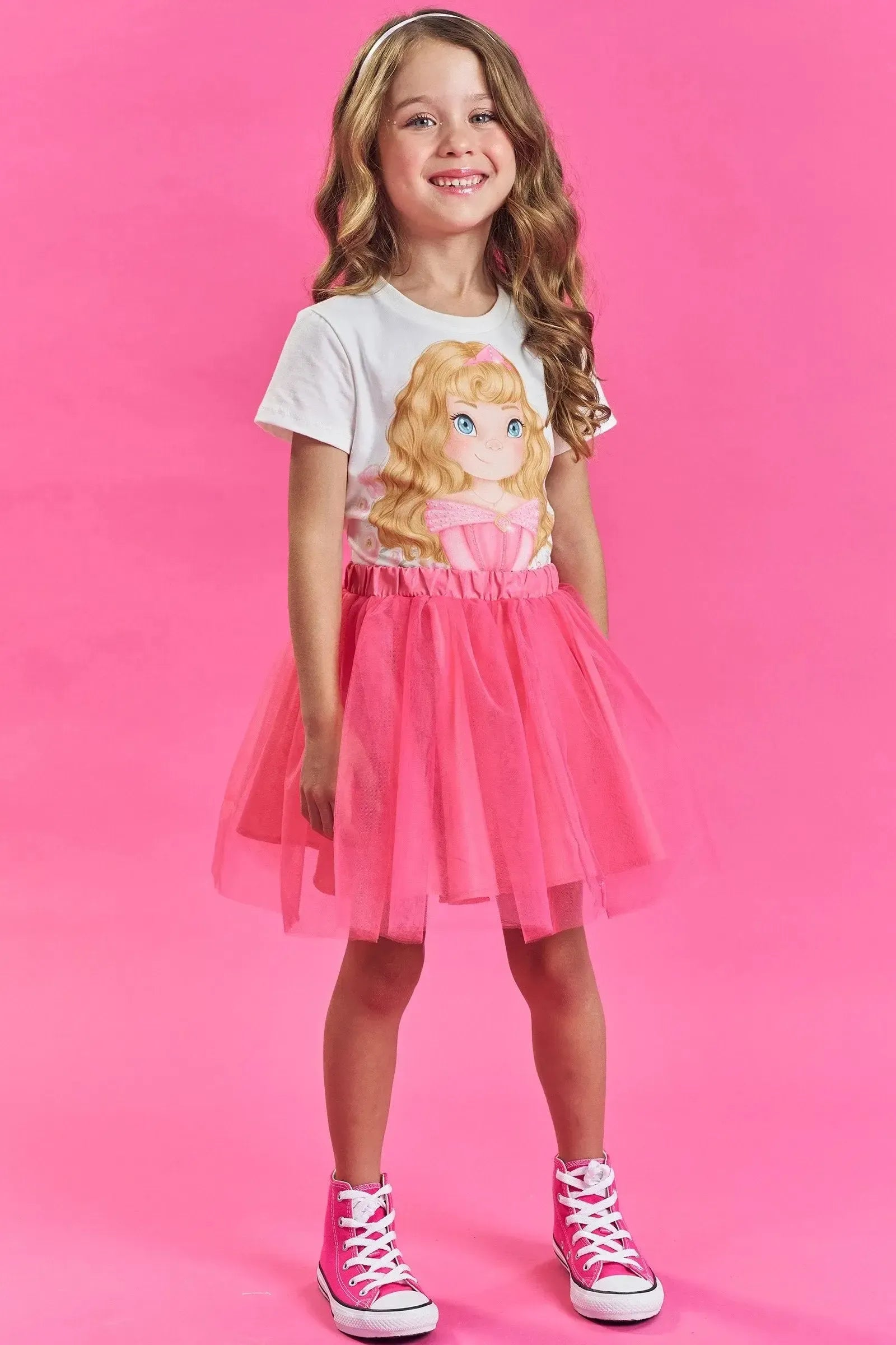 Saia em Tule 86128 Kukiê Infantil Menina