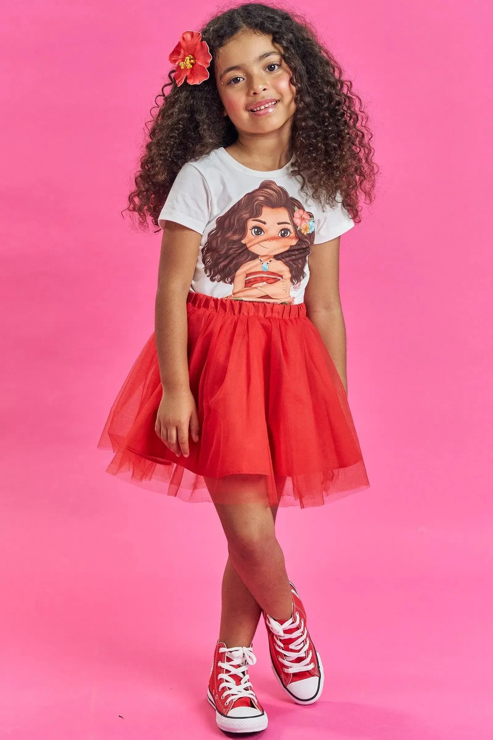 Saia em Tule 86130 Kukiê Infantil Menina