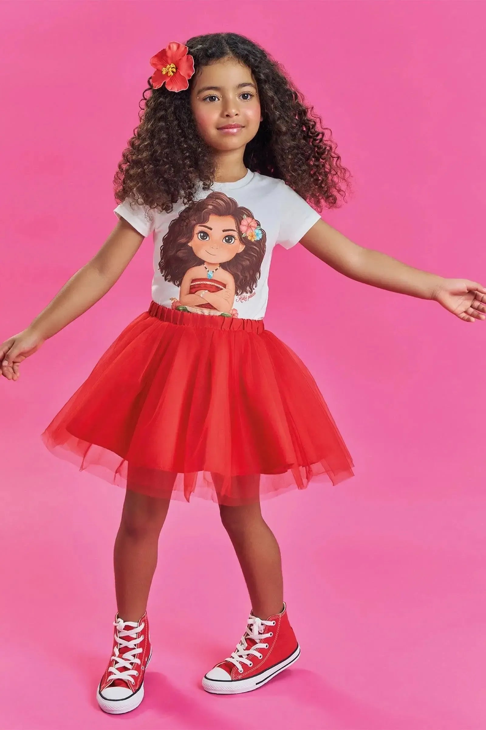 Saia em Tule 86130 Kukiê Infantil Menina