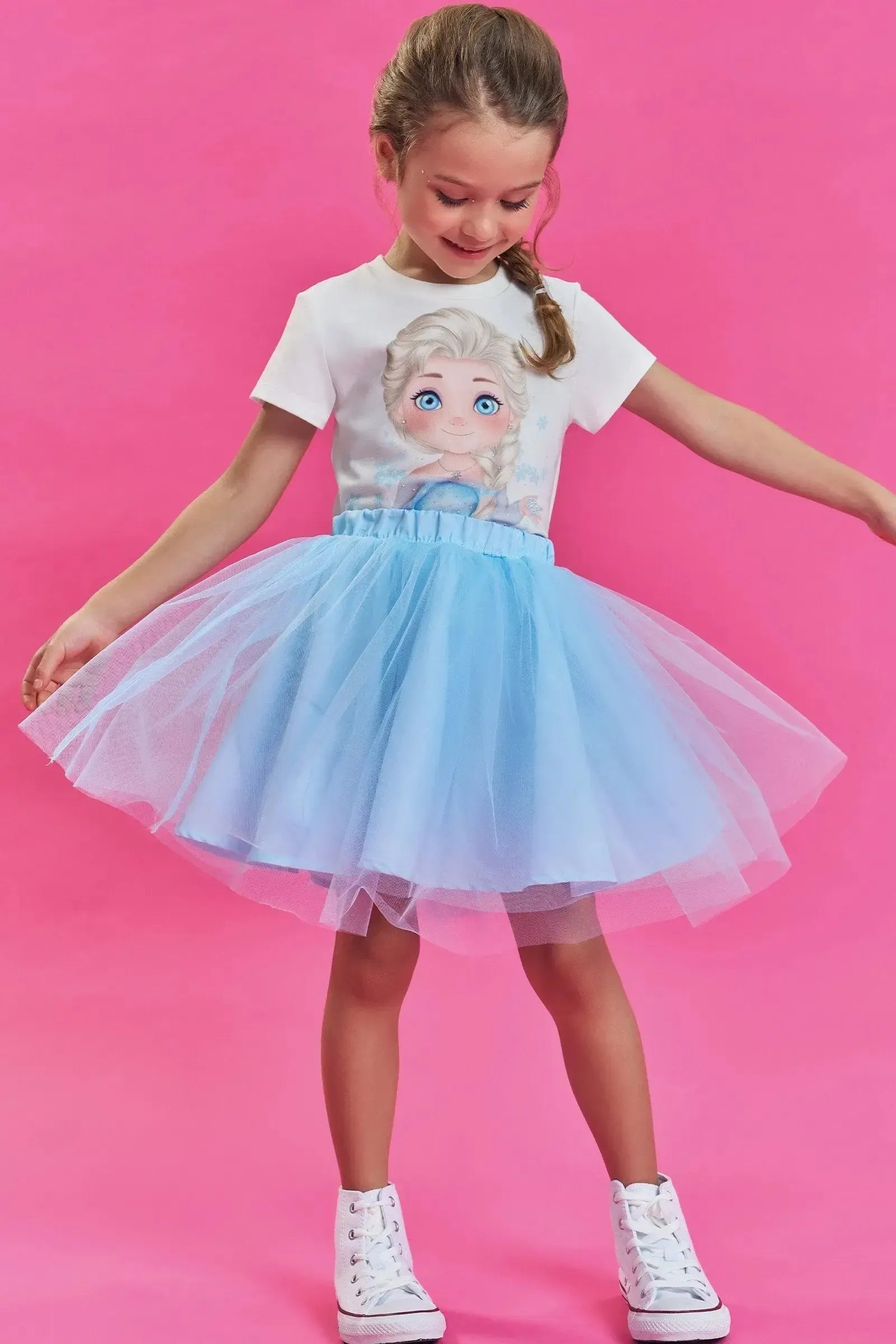 Saia em Tule 86133 Kukiê Infantil Menina