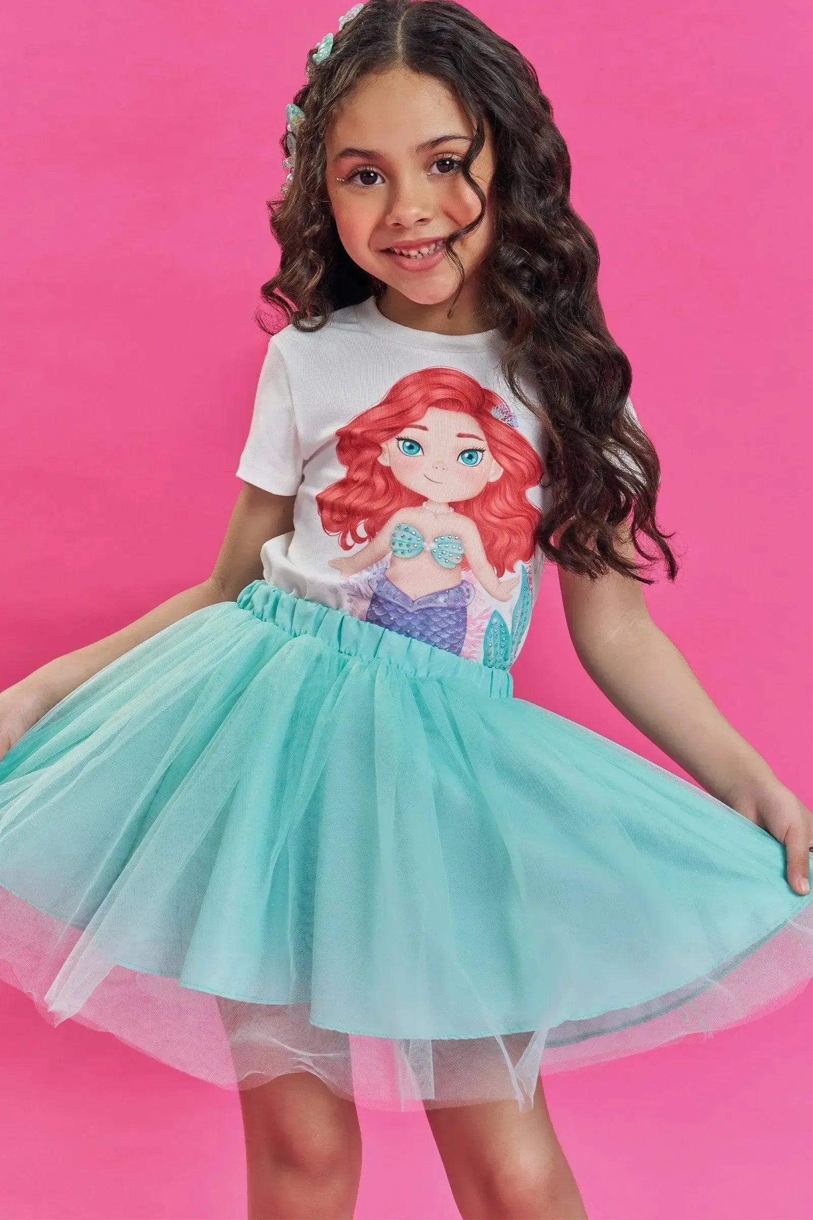 Saia em Tule 86134 Kukiê Infantil Menina