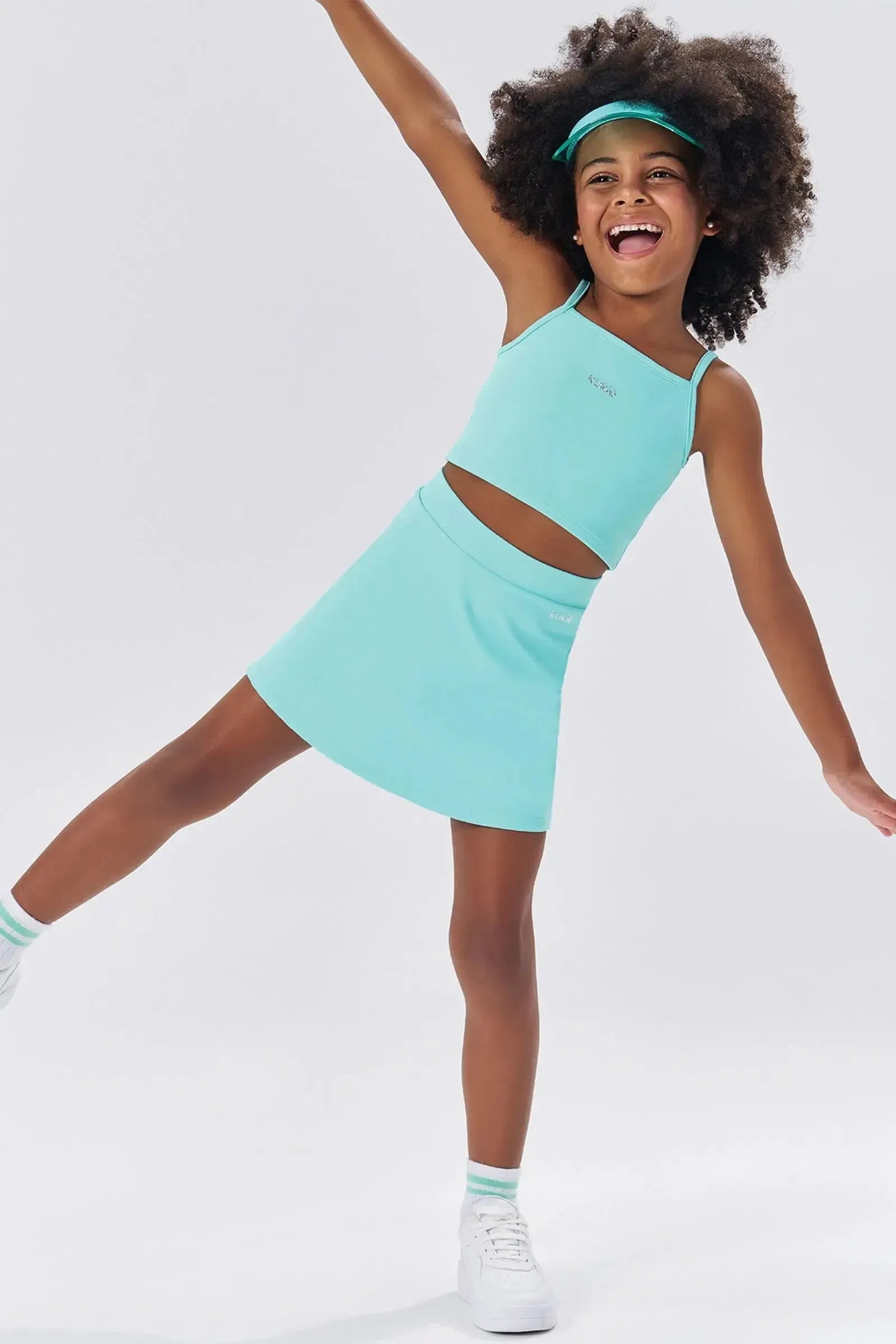 Saia Esportiva em Poliamida (com Shorts Embutido) 86756 Kukiê Infantil Menina