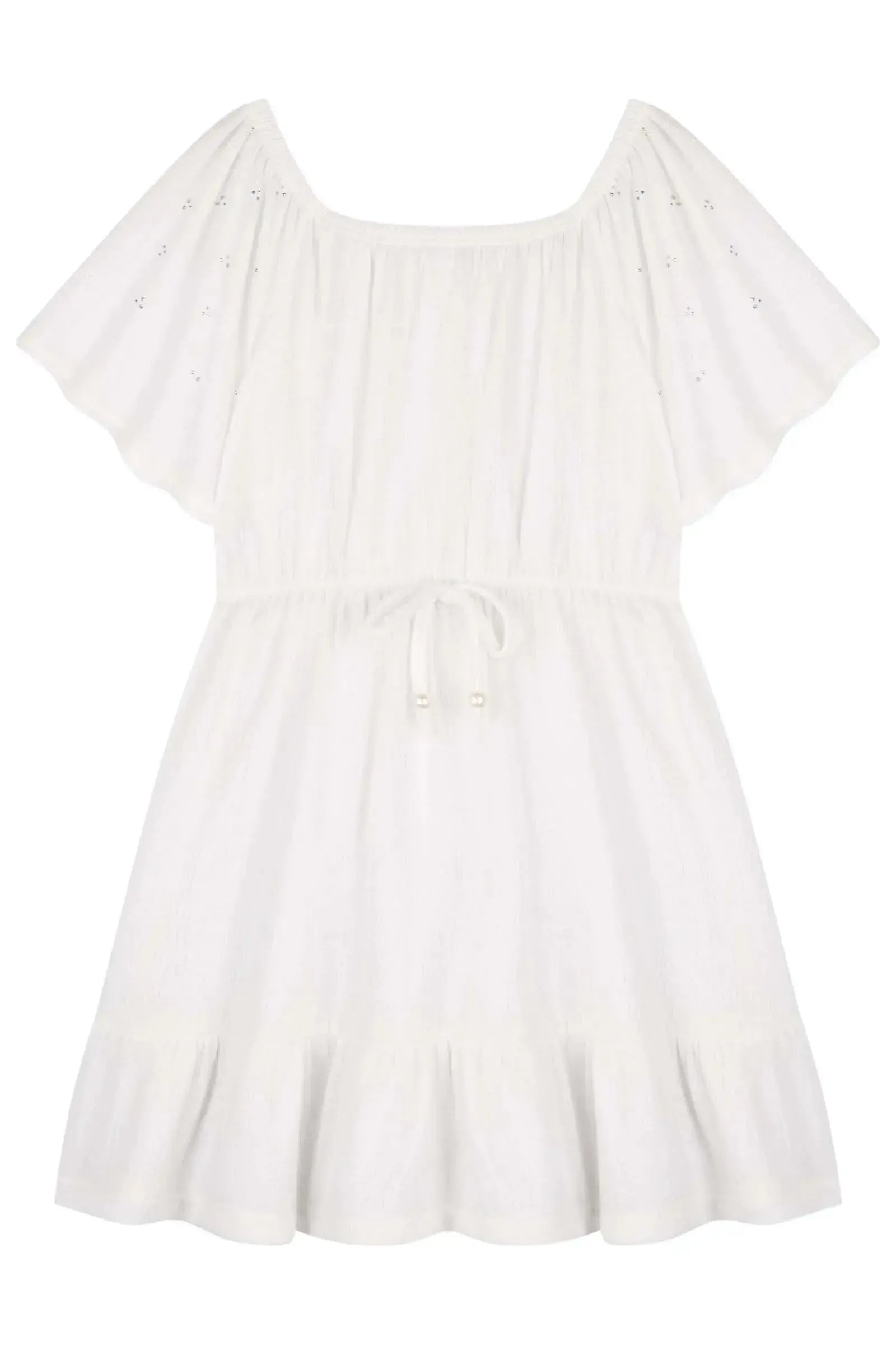 Saída de Praia em Malha Wave 84169 Kukiê Infantil Menina