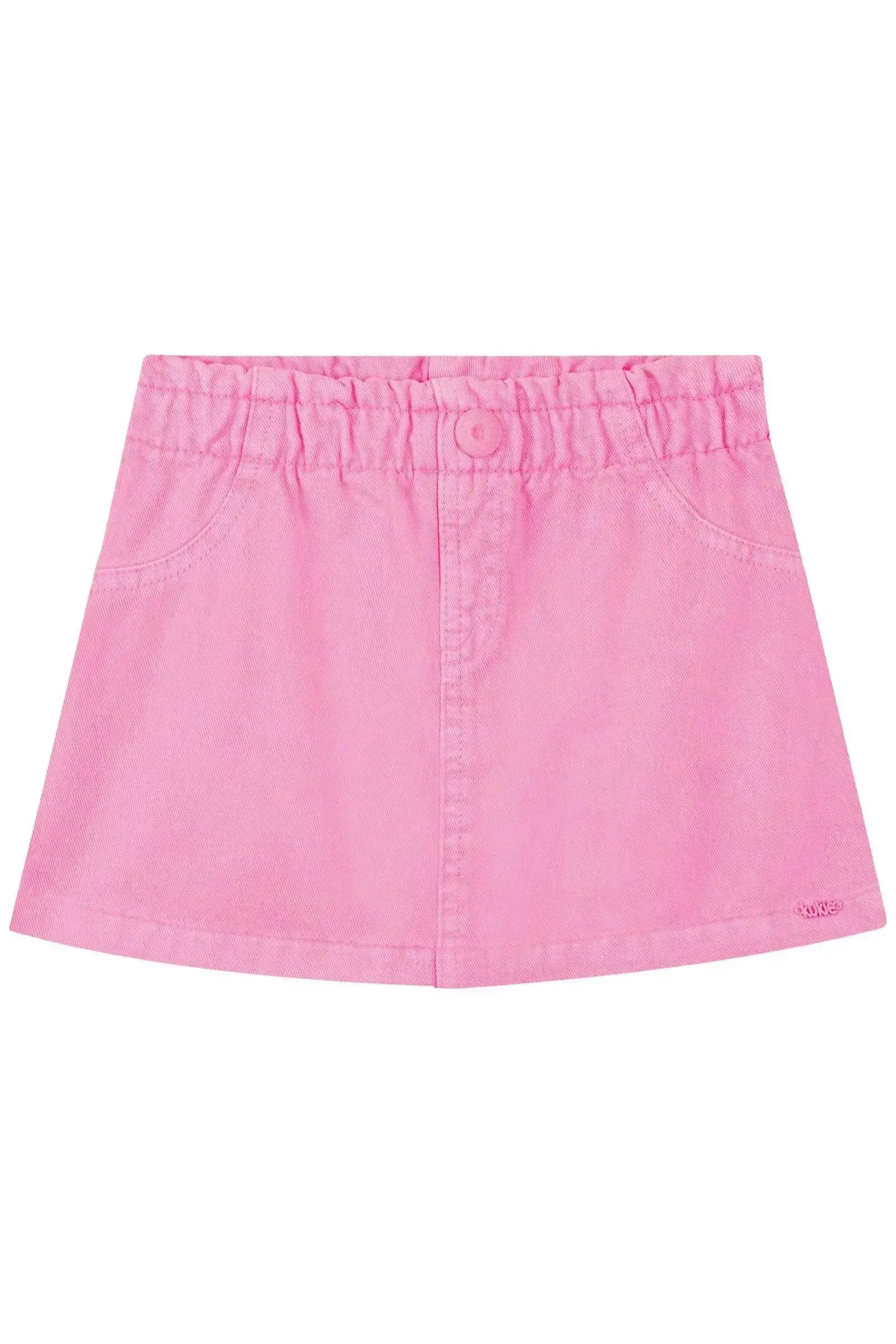 Short Saia em Sarja com Elastano 86884 Kukiê Infantil Menina