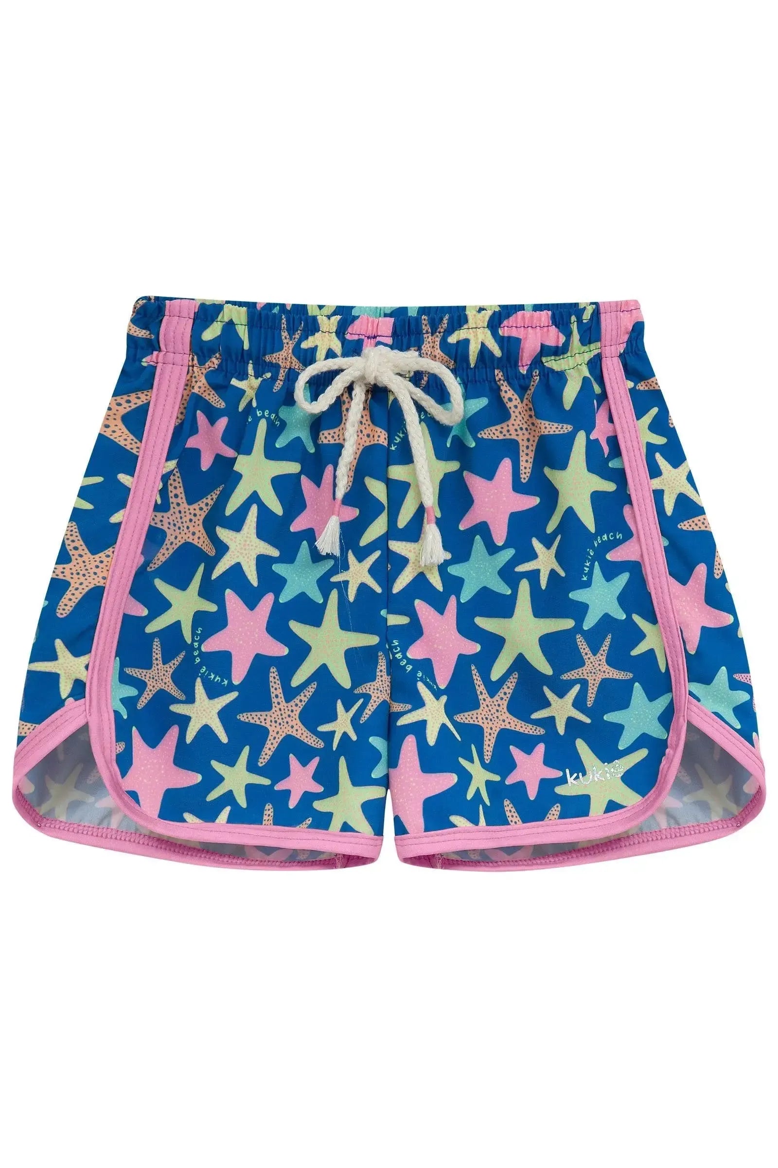 Short Saída de Praia de Nylon Ergonomic com Elastano 95650 Kukiê Infantil Menina
