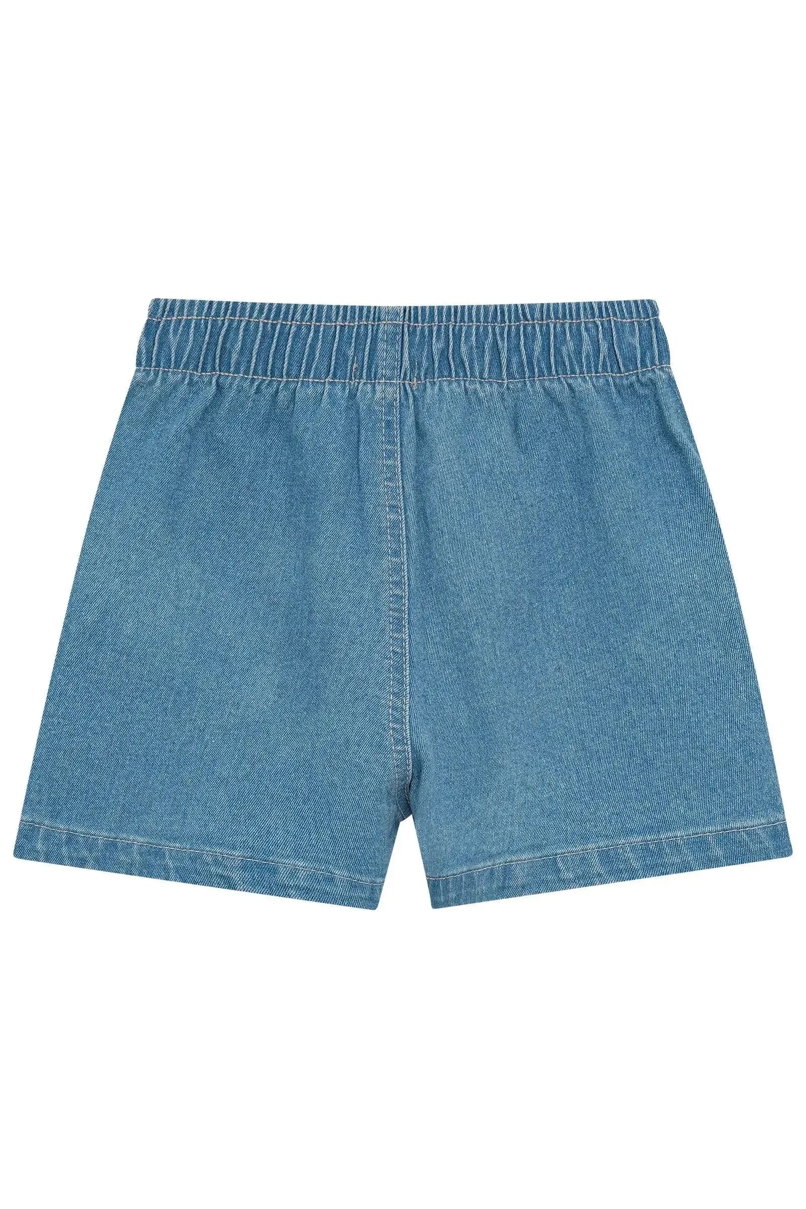 Shorts em Jeans com Elastano 94827 Kukiê Infantil Menina