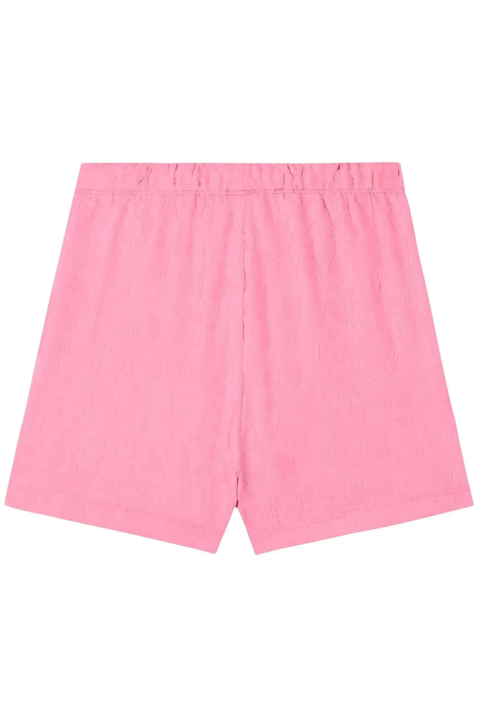 Shorts em Malha Atoalhada Hibisco 83308 Kukiê Infantil Menina