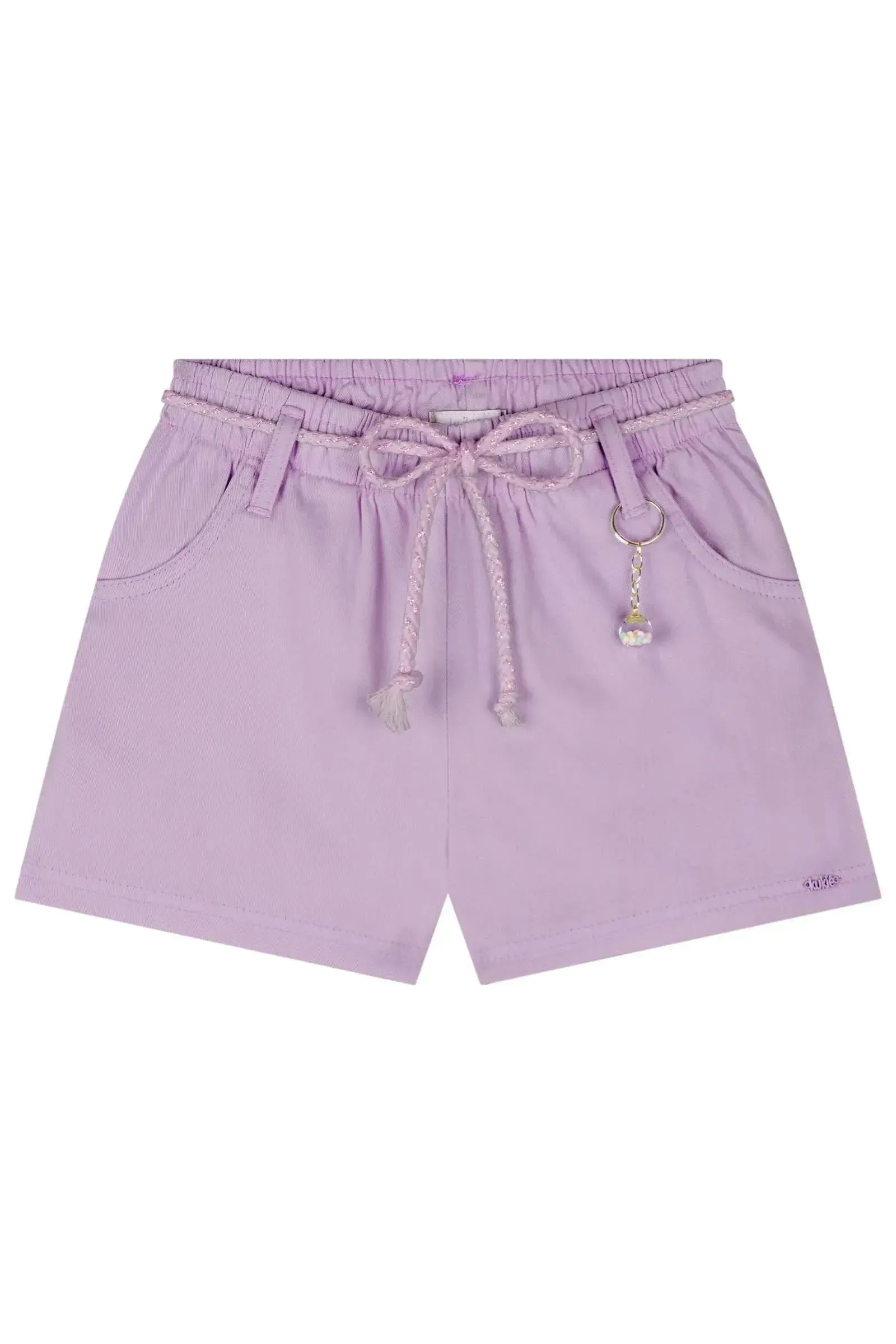 Shorts em Sarja com Elastano 83790 Kukiê Infantil Menina
