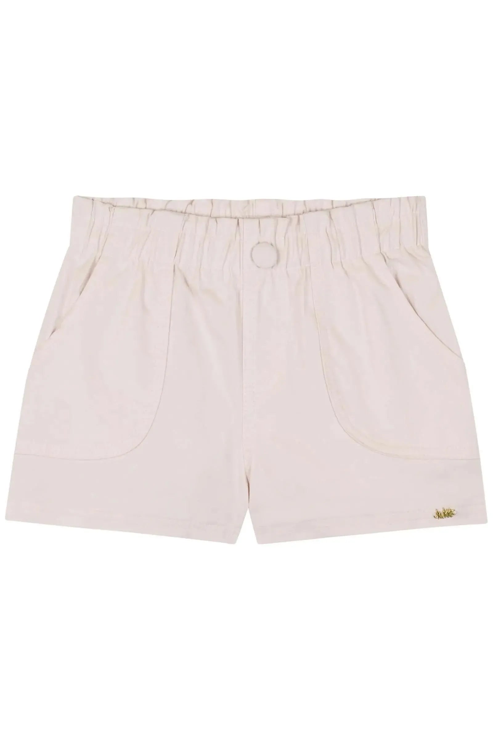 Shorts em Sarja com Elastano 84073 Kukiê Infantil Menina