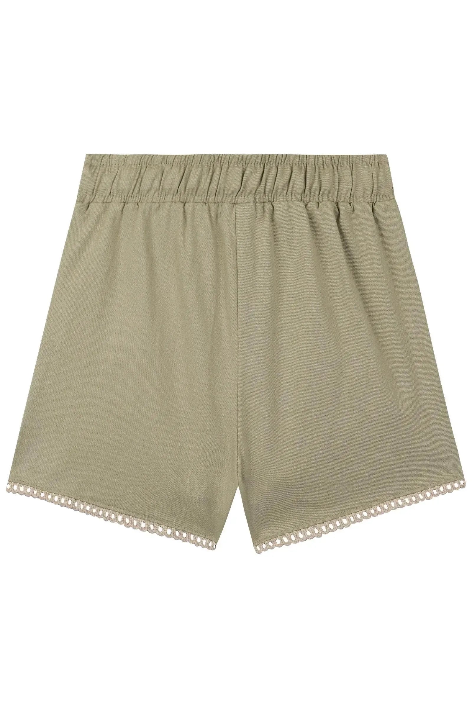 Shorts em Sarja com Elastano 88046 Kukiê Infantil Menina