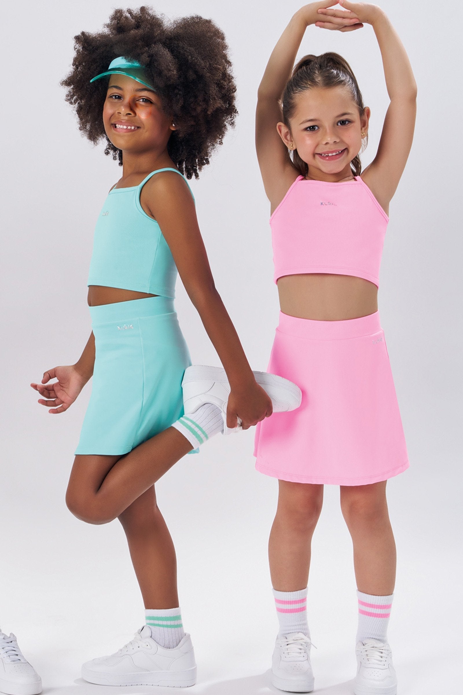 Top Cropped em Poliamida 86751 Kukiê Infantil Menina