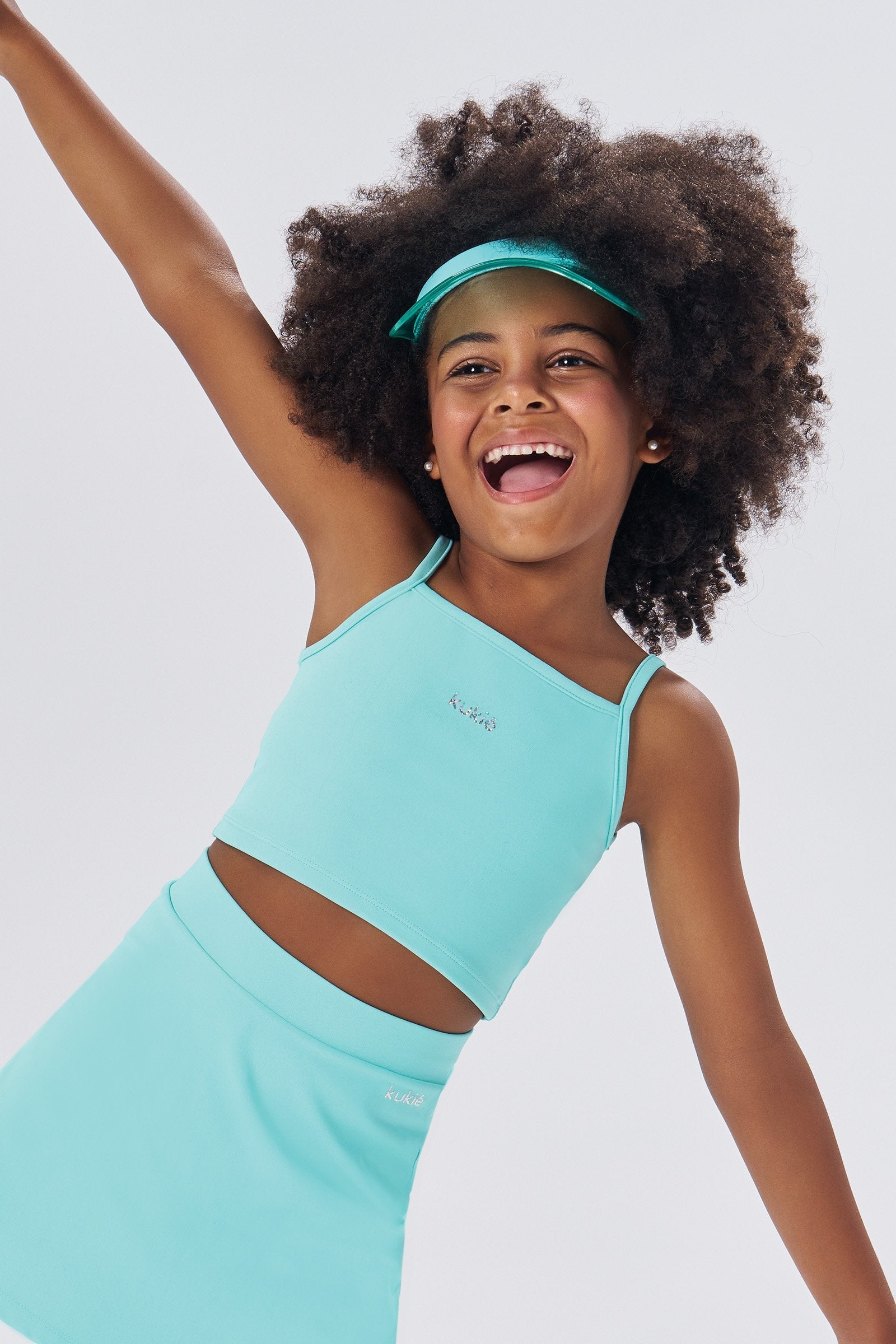 Top Cropped em Poliamida 86751 Kukiê Infantil Menina