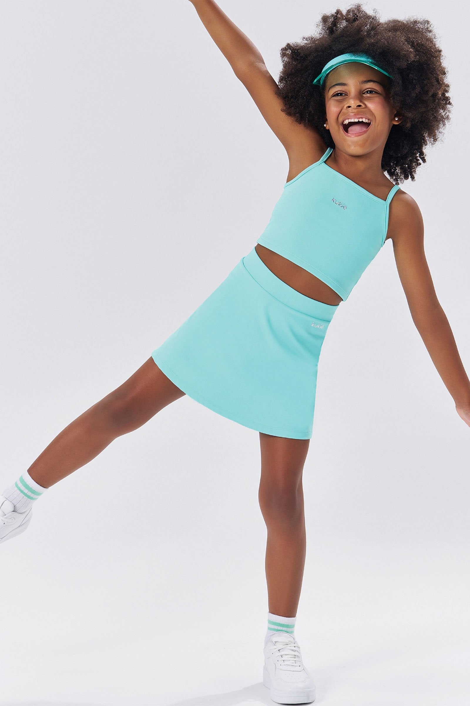 Top Cropped em Poliamida 86751 Kukiê Infantil Menina