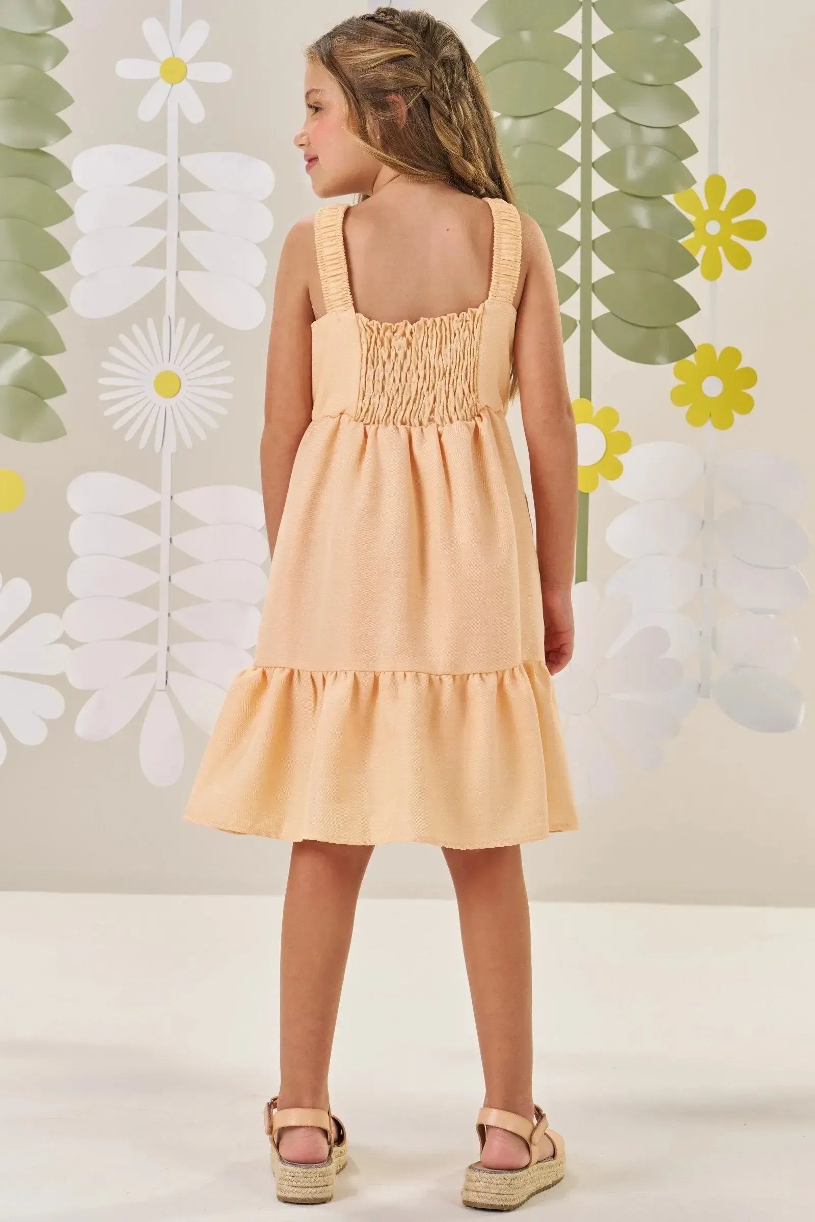 Vestido em Air Flow 86477 Kukiê Infantil Menina