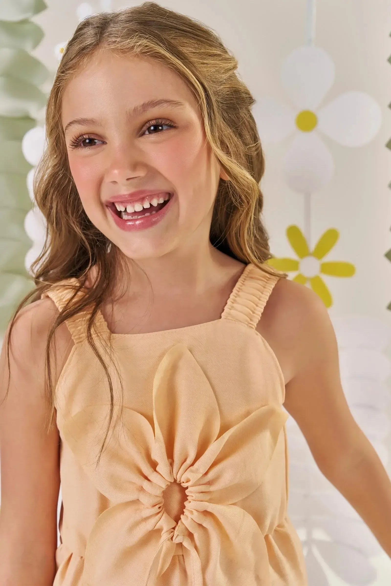 Vestido em Air Flow 86477 Kukiê Infantil Menina