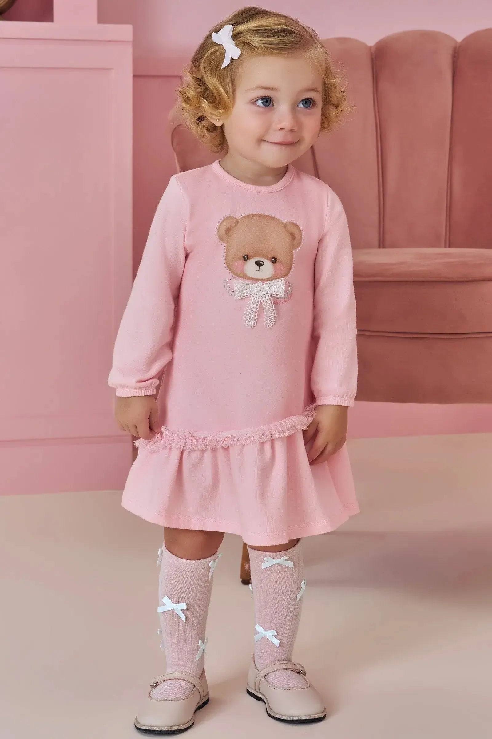 Vestido em Cotton 92137 Kukiê Bebê Menina