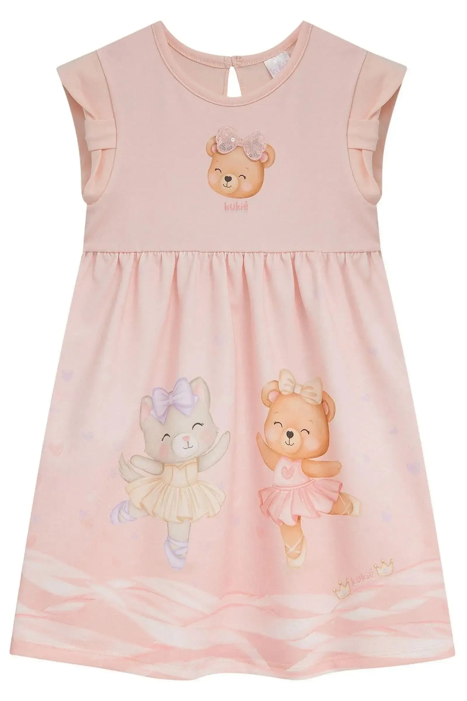 Vestido em Cotton 94950 Kukiê Bebê Menina