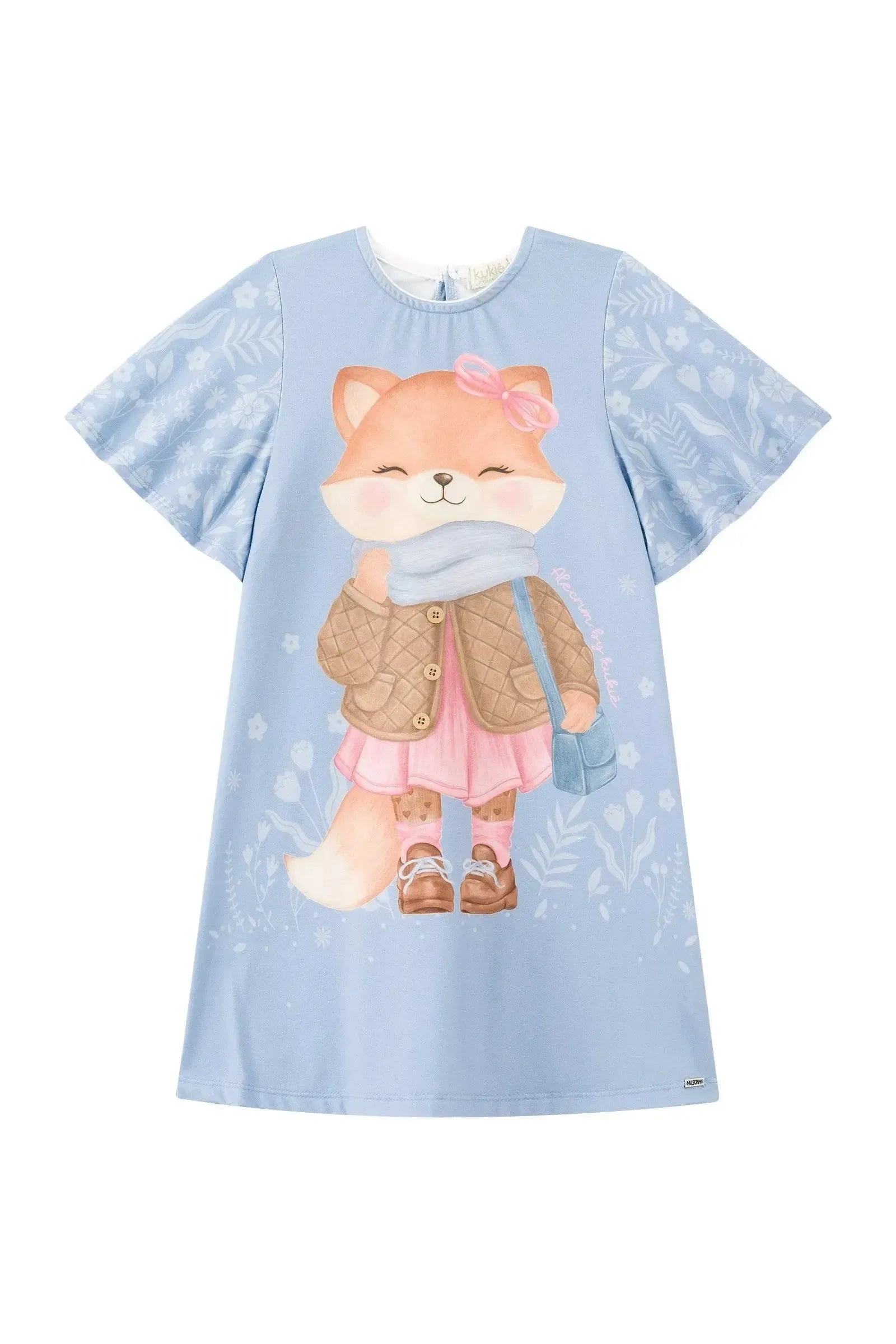 Vestido em Malha Comfy 93858 Kukiê Infantil Menina