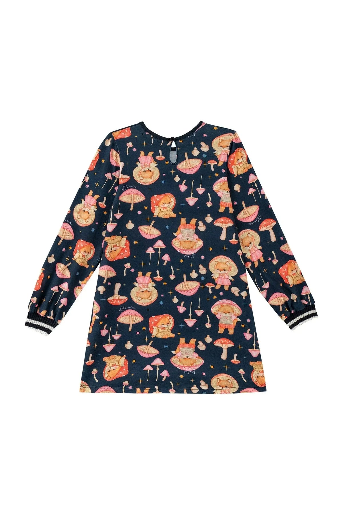 Vestido em Malha Fresh 89251 Kukiê Infantil Menina